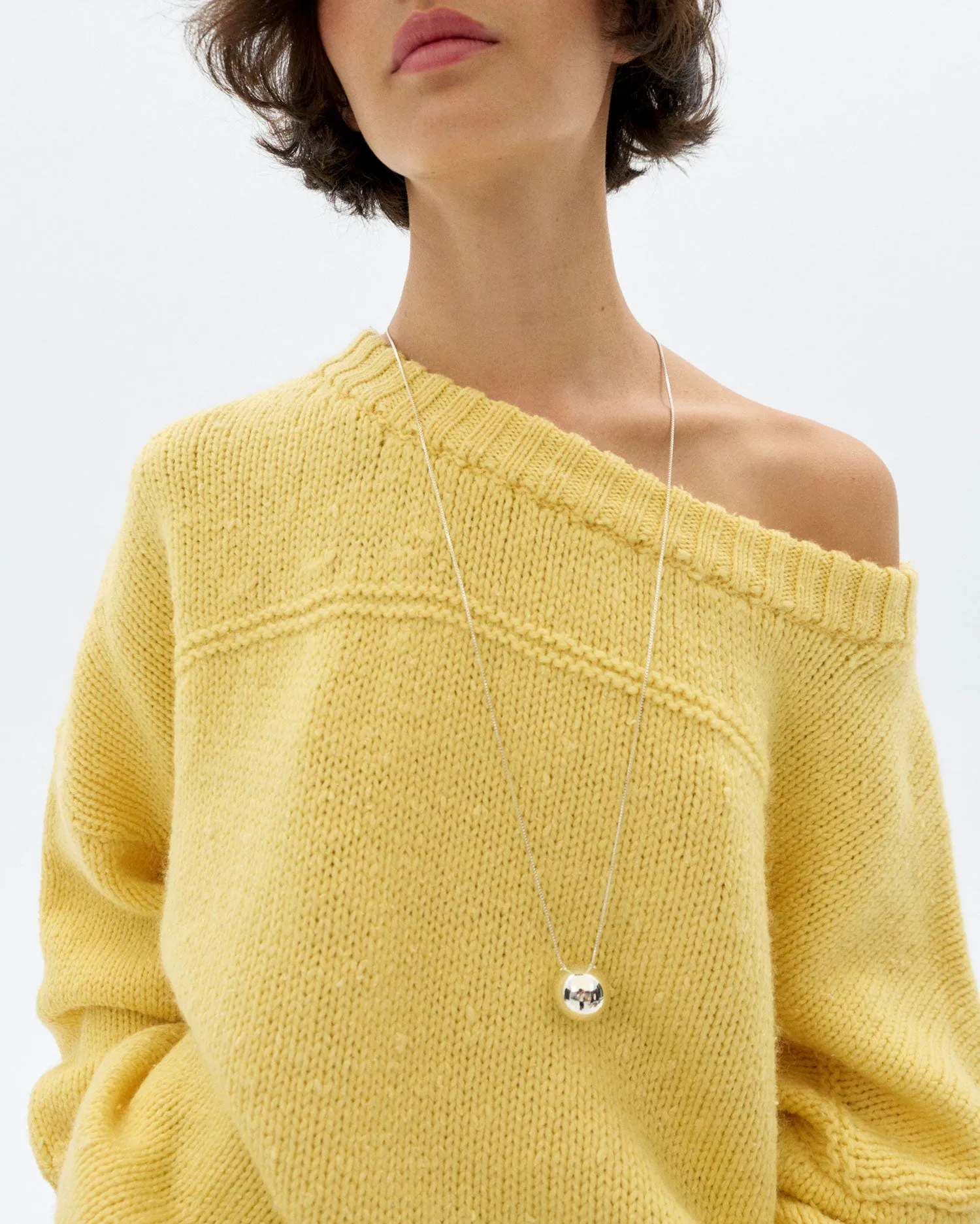 Jersey oversize lana merino amarillo Liza sold by Thinking Mu product image thumbnail 3