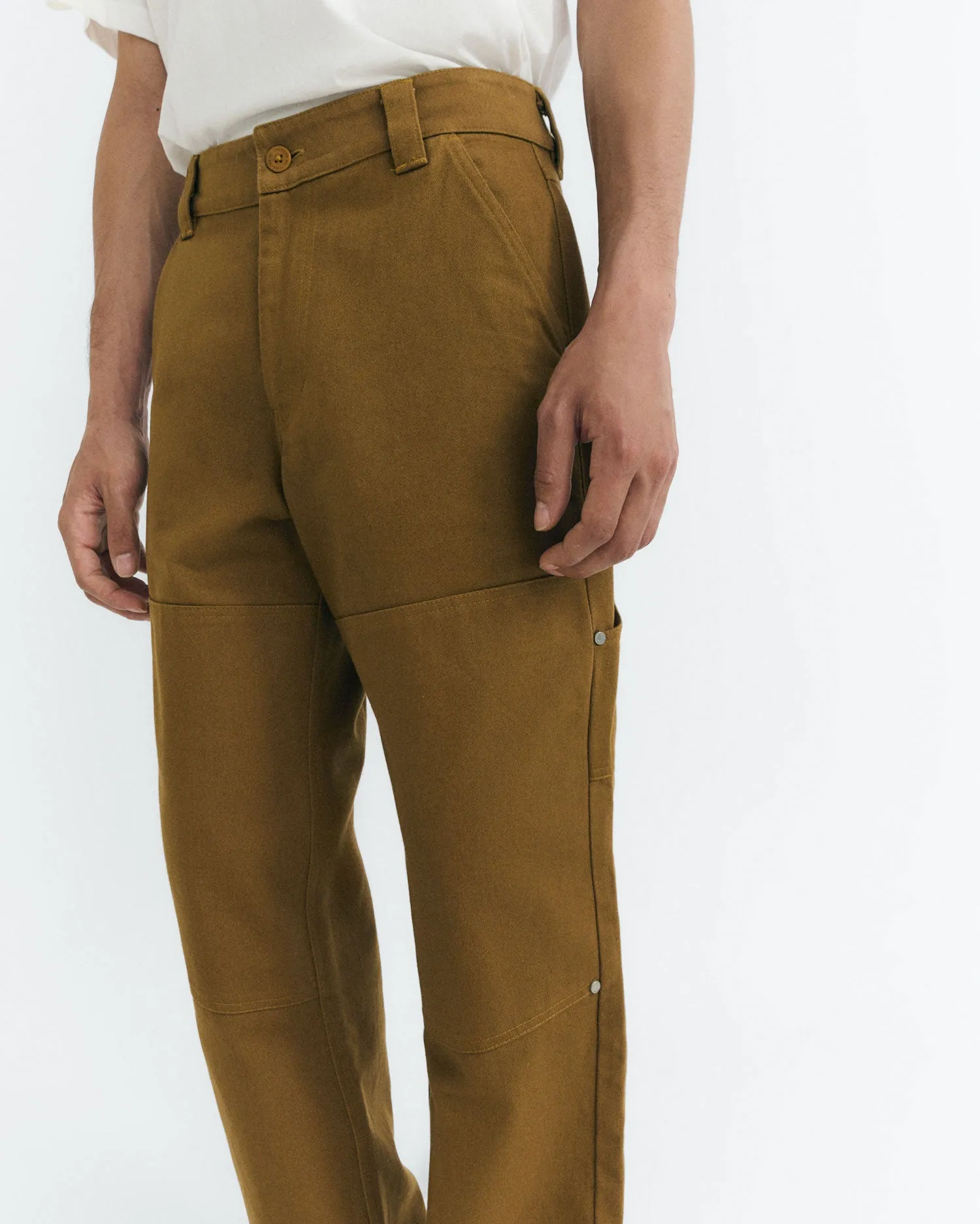 Pantalón recto marrón Owen sold by Thinking Mu product image thumbnail 3