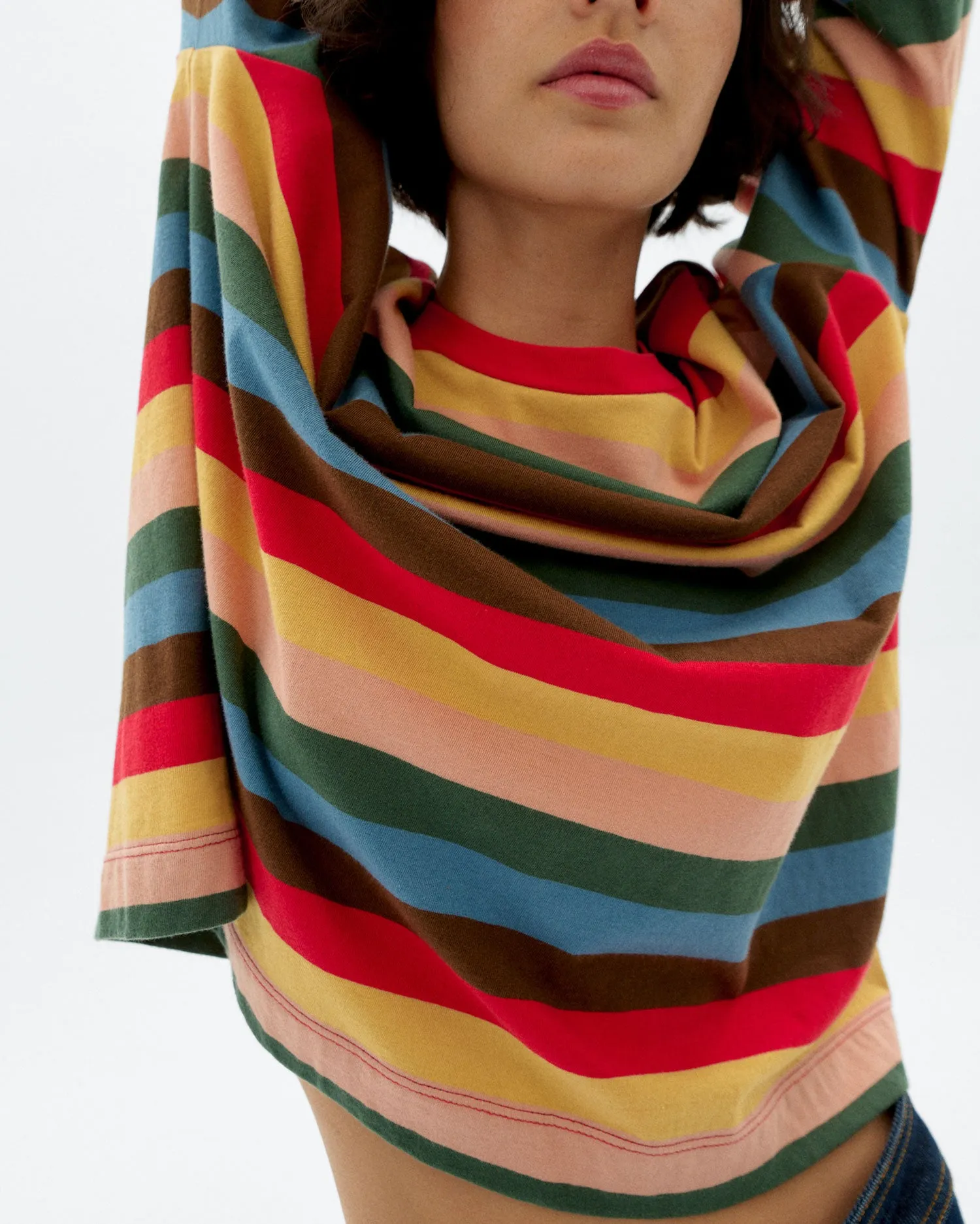 Camiseta manga larga rayas Emily sold by Thinking Mu product image thumbnail 3