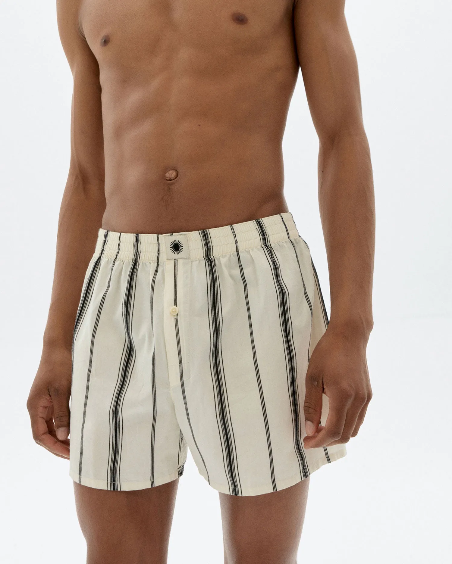 Boxers blancos rayas negras sold by Thinking Mu product image thumbnail 2