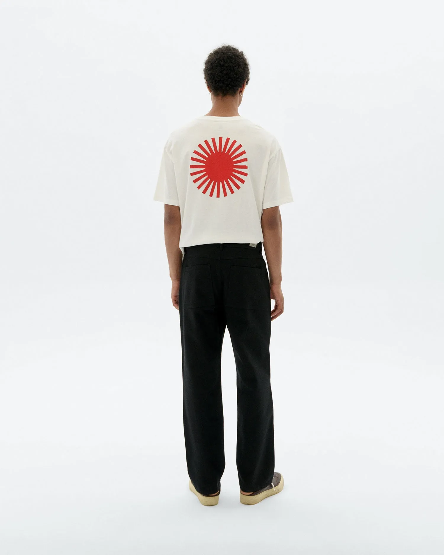 Pantalón recto negro Stan sold by Thinking Mu product image thumbnail 4