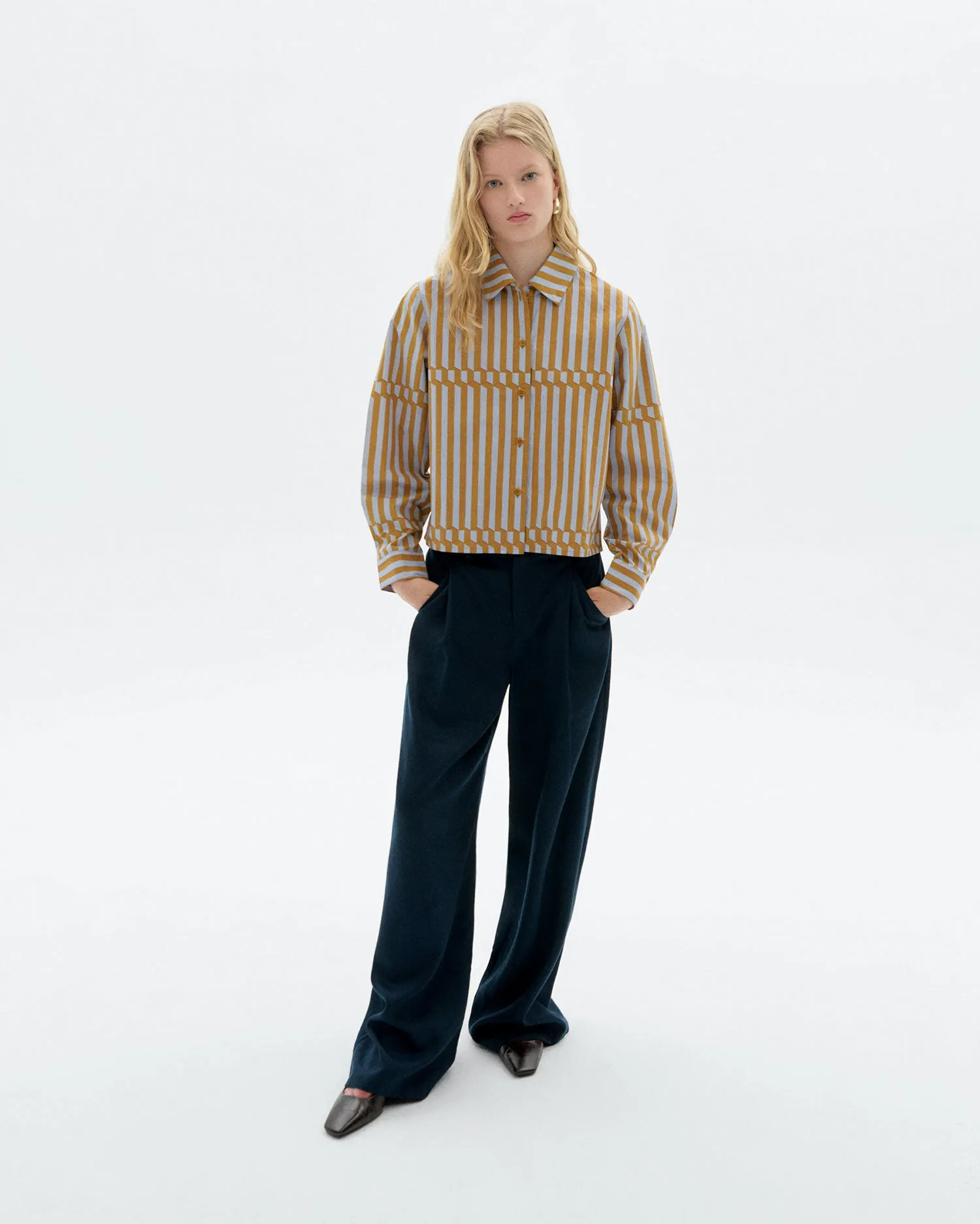 Blusa popelin rayas Esqué Duna sold by Thinking Mu product image thumbnail 2