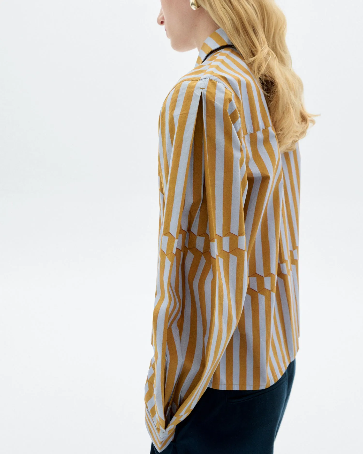 Blusa popelin rayas Esqué Duna sold by Thinking Mu product image thumbnail 3