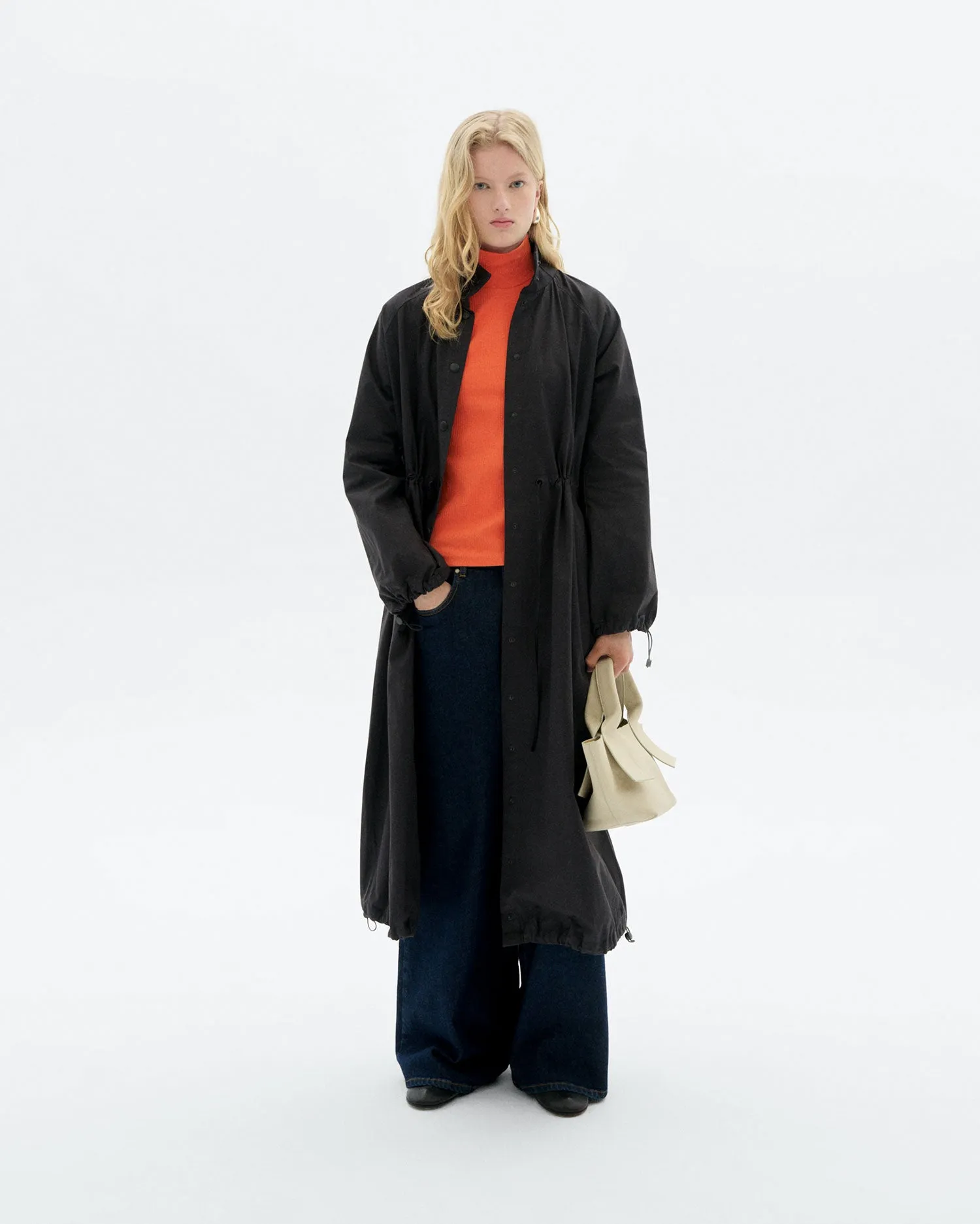 Top cuello alto naranja hemp Aine sold by Thinking Mu product image thumbnail 3