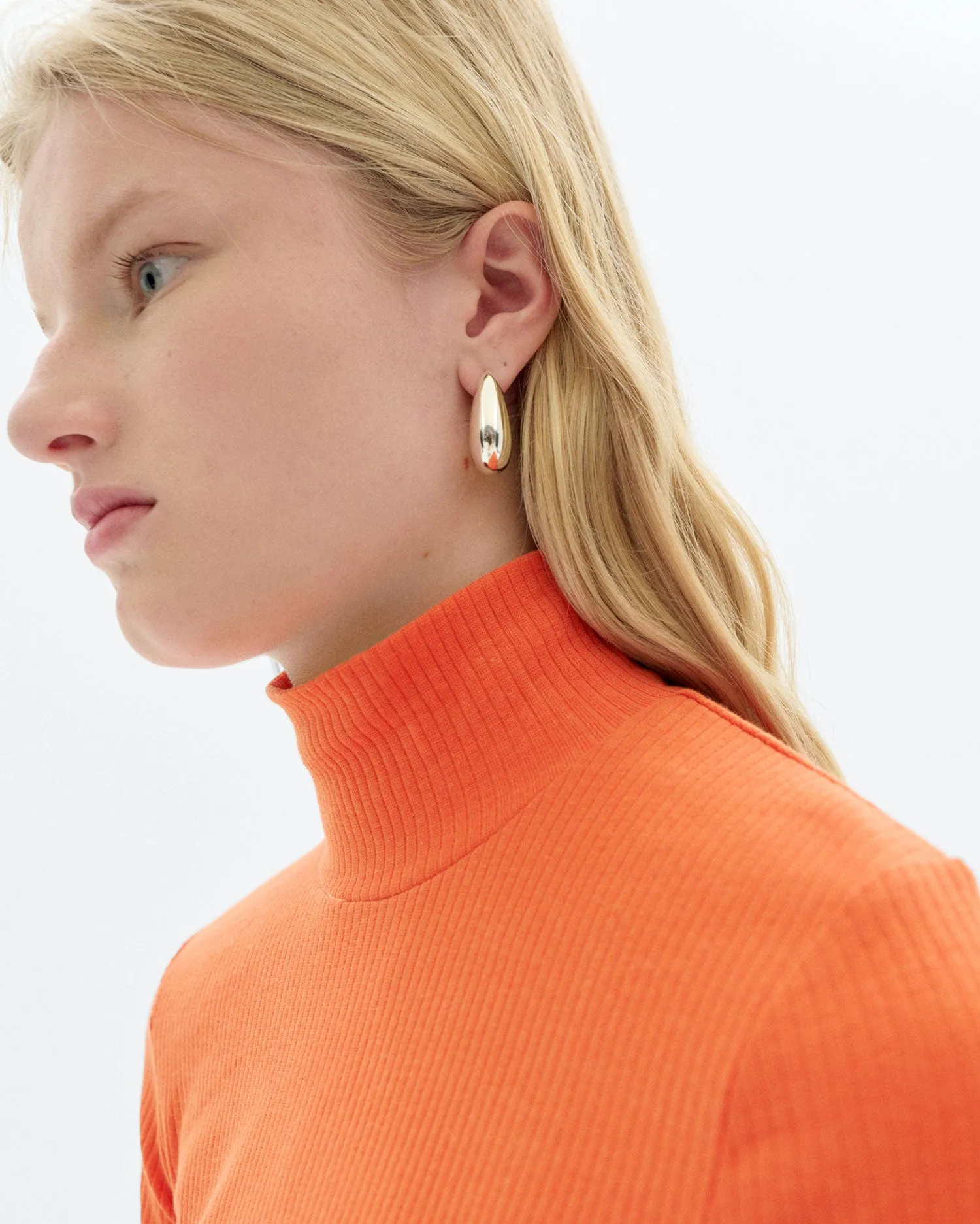 Top cuello alto naranja hemp Aine sold by Thinking Mu product image thumbnail 2