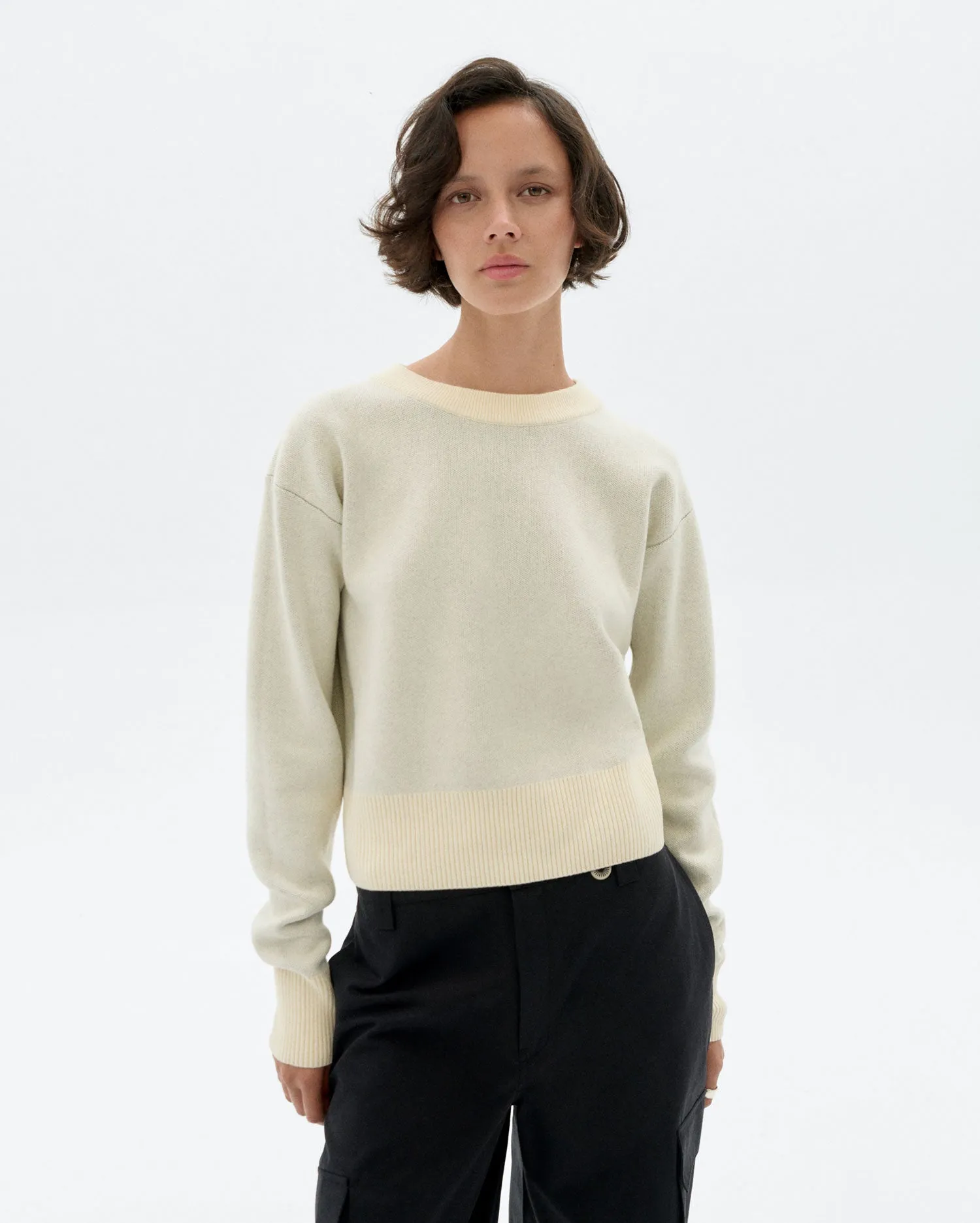 Jersey punto crudo flower Philis sold by Thinking Mu product image thumbnail 3