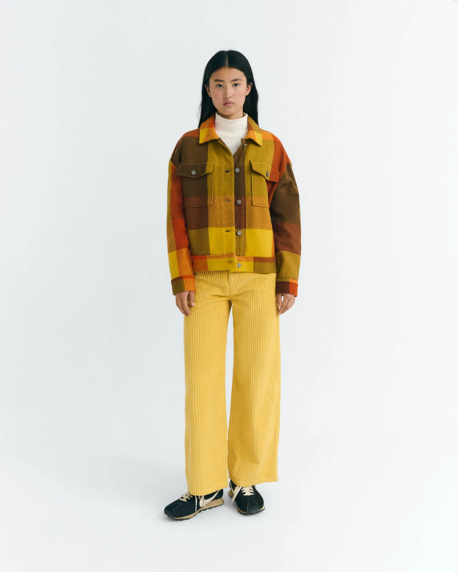 Chaqueta cuadros marrón Frans sold by Thinking Mu product image thumbnail 3