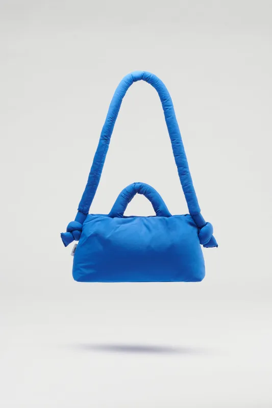 Cobalt Blue Miniona soft bag sold by Thinking Mu