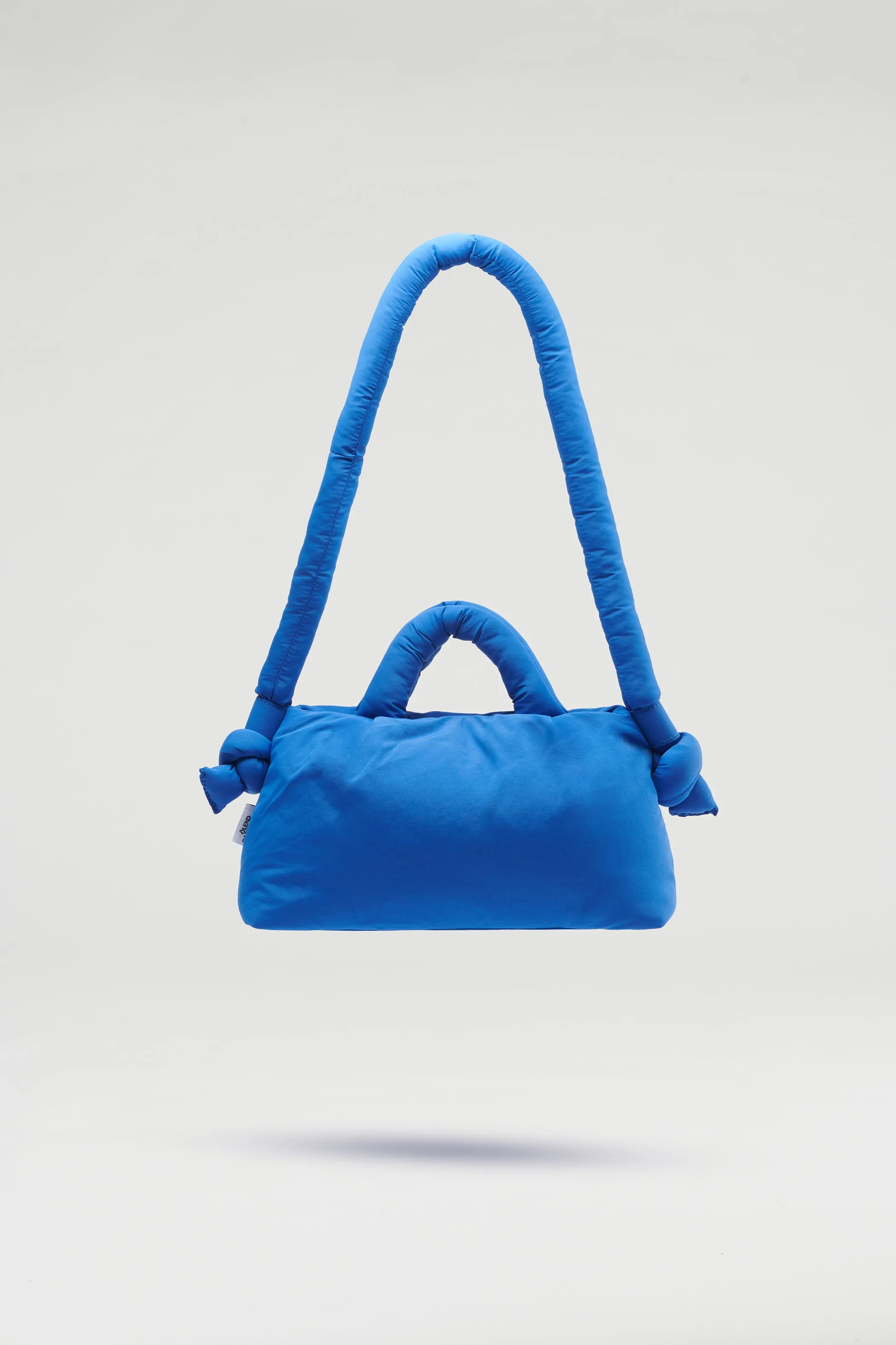 Cobalt Blue Miniona soft bag sold by Thinking Mu