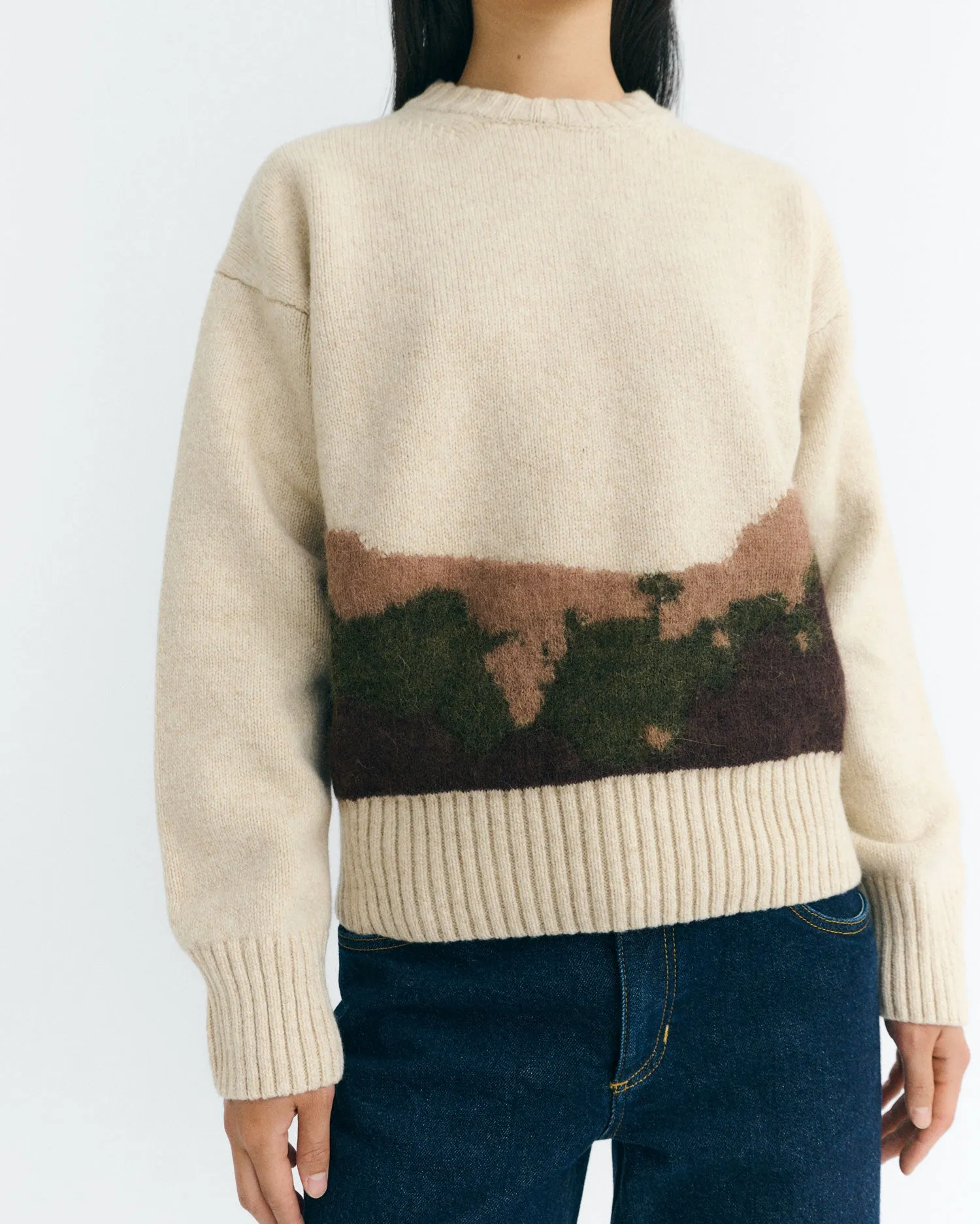 Jersey punto texturizado lana crudo Petra sold by Thinking Mu product image thumbnail 3