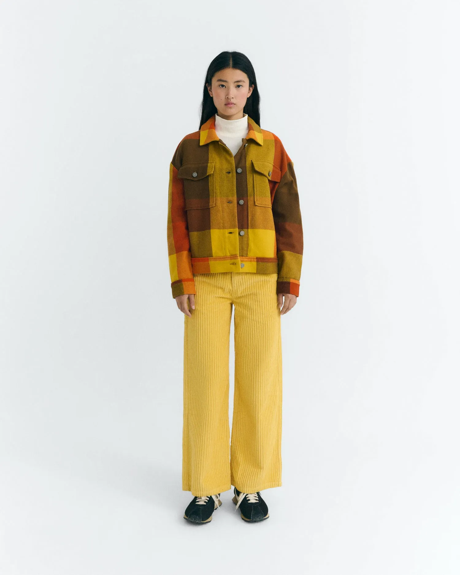 Pantalón tiro alto pana amarillo Karina sold by Thinking Mu product image thumbnail 2