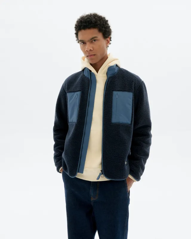 Chaqueta borreguito azul Marcus sold by Thinking Mu