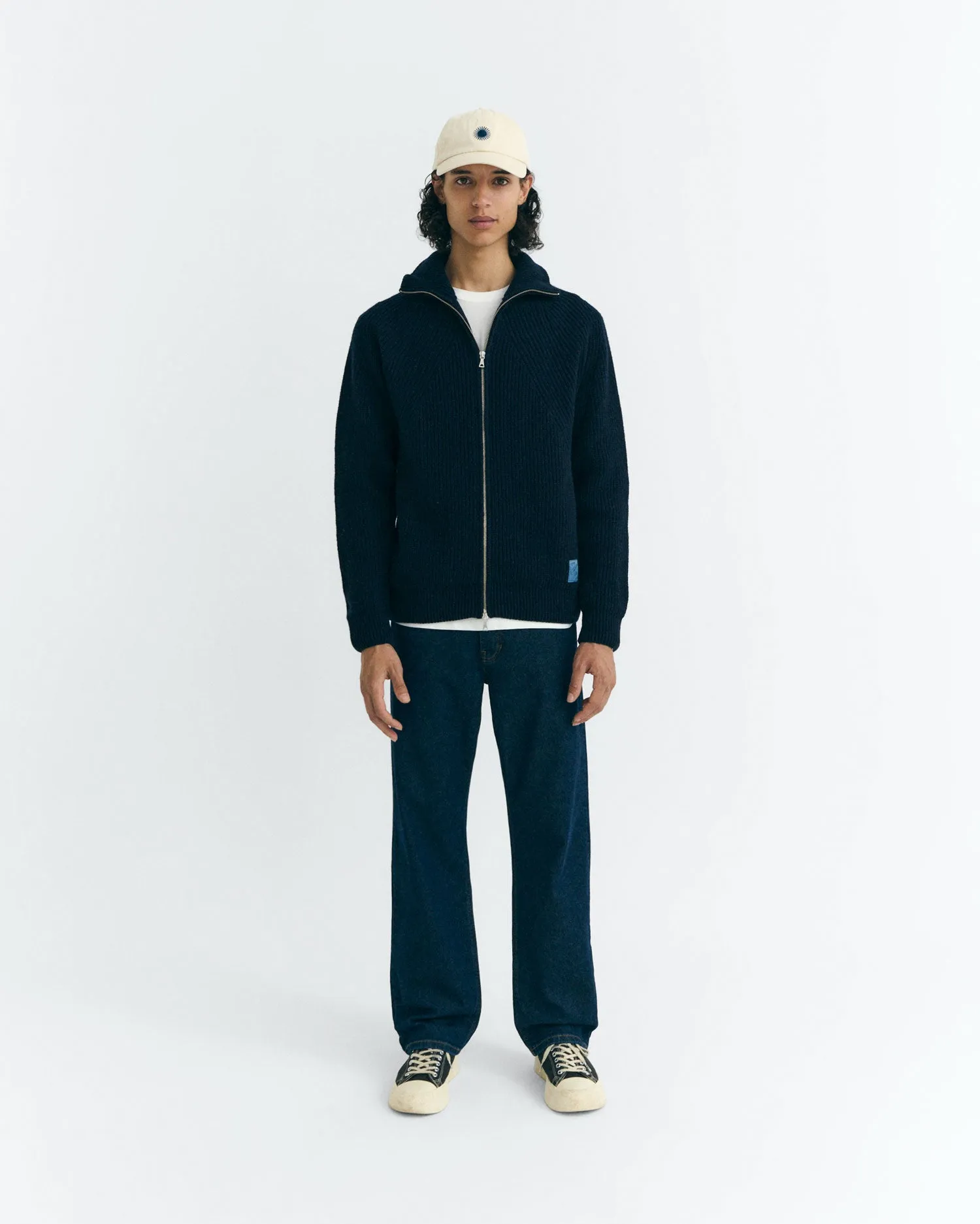 Jersey lana navy Ekaiz sold by Thinking Mu product image thumbnail 2