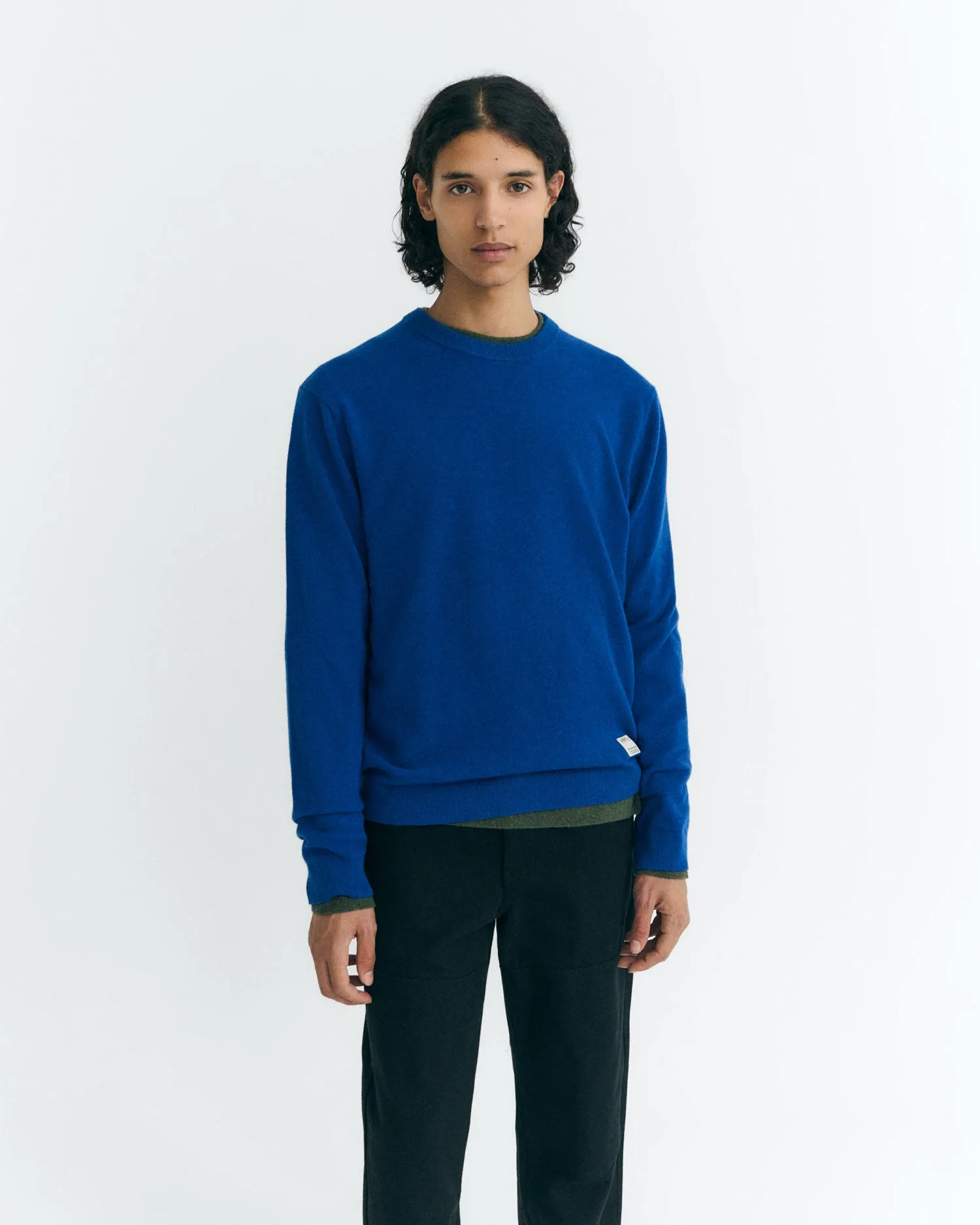 Jersey lana azul Lucien sold by Thinking Mu