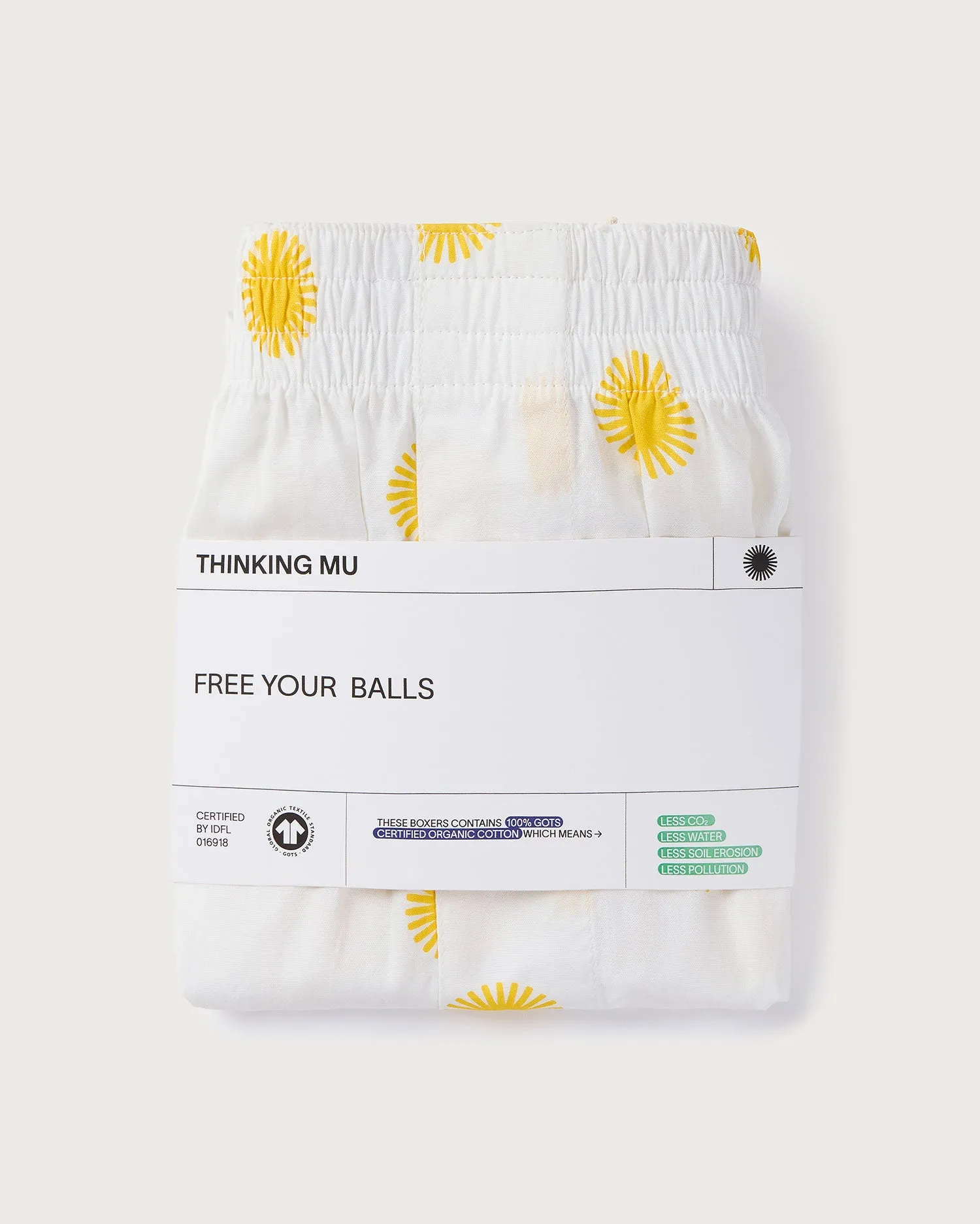 Boxer Sol amarillo sold by Thinking Mu