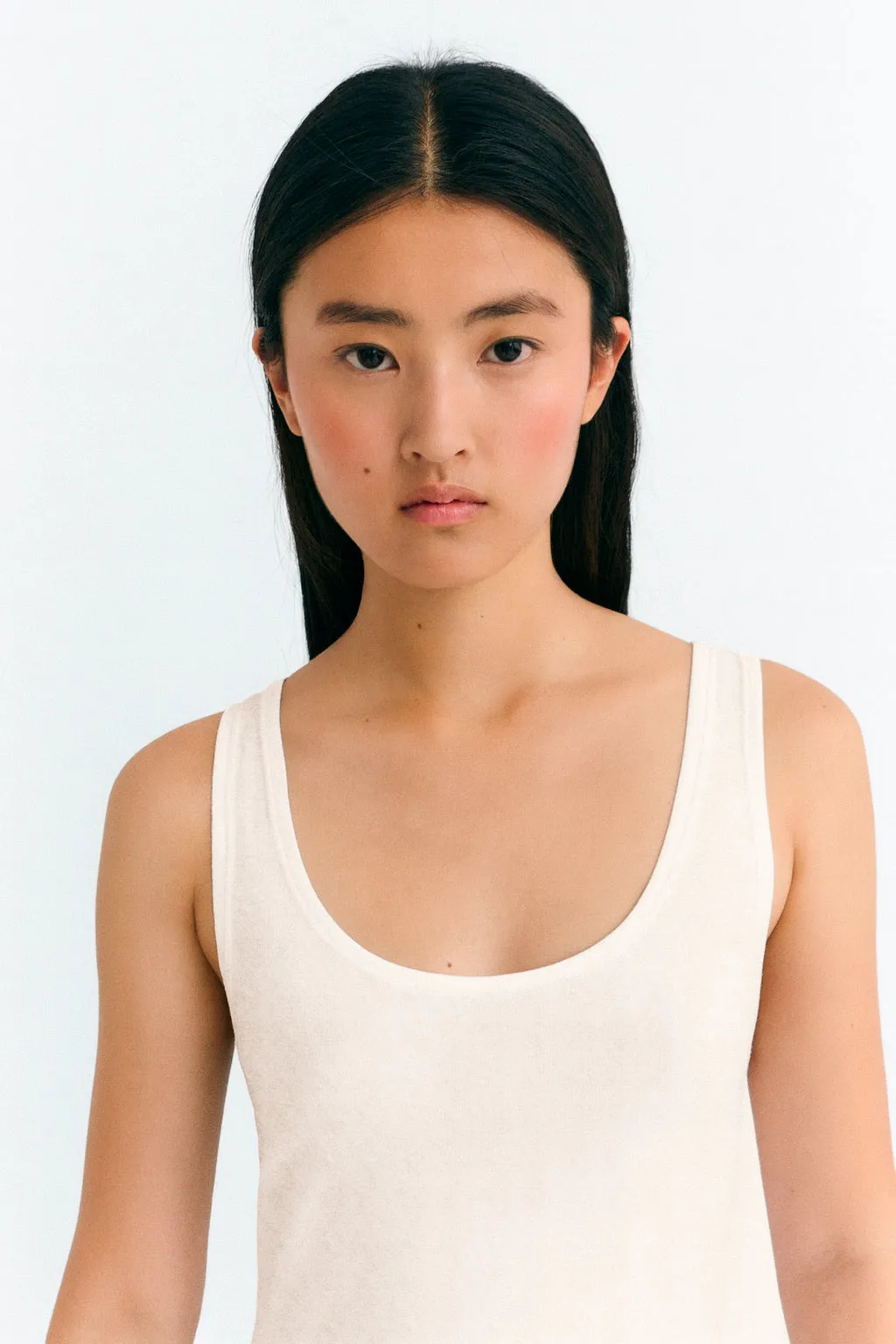 Tank top crudo cashmere Silma sold by Thinking Mu product image thumbnail 3