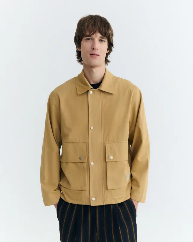 Chaqueta boxy camel Callum sold by Thinking Mu