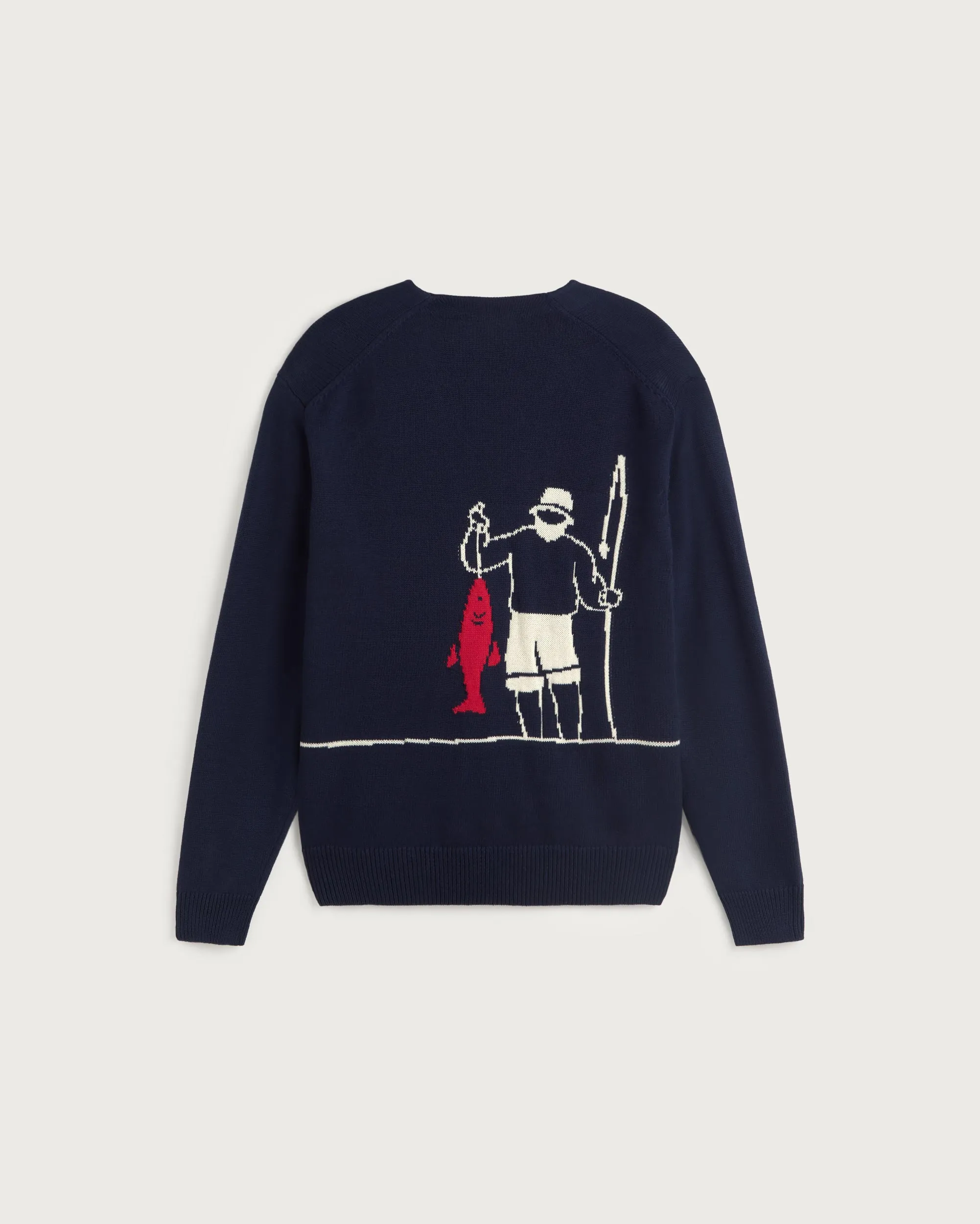 Cardigan punto algodón orgánico pescadors Creed sold by Thinking Mu product image thumbnail 2