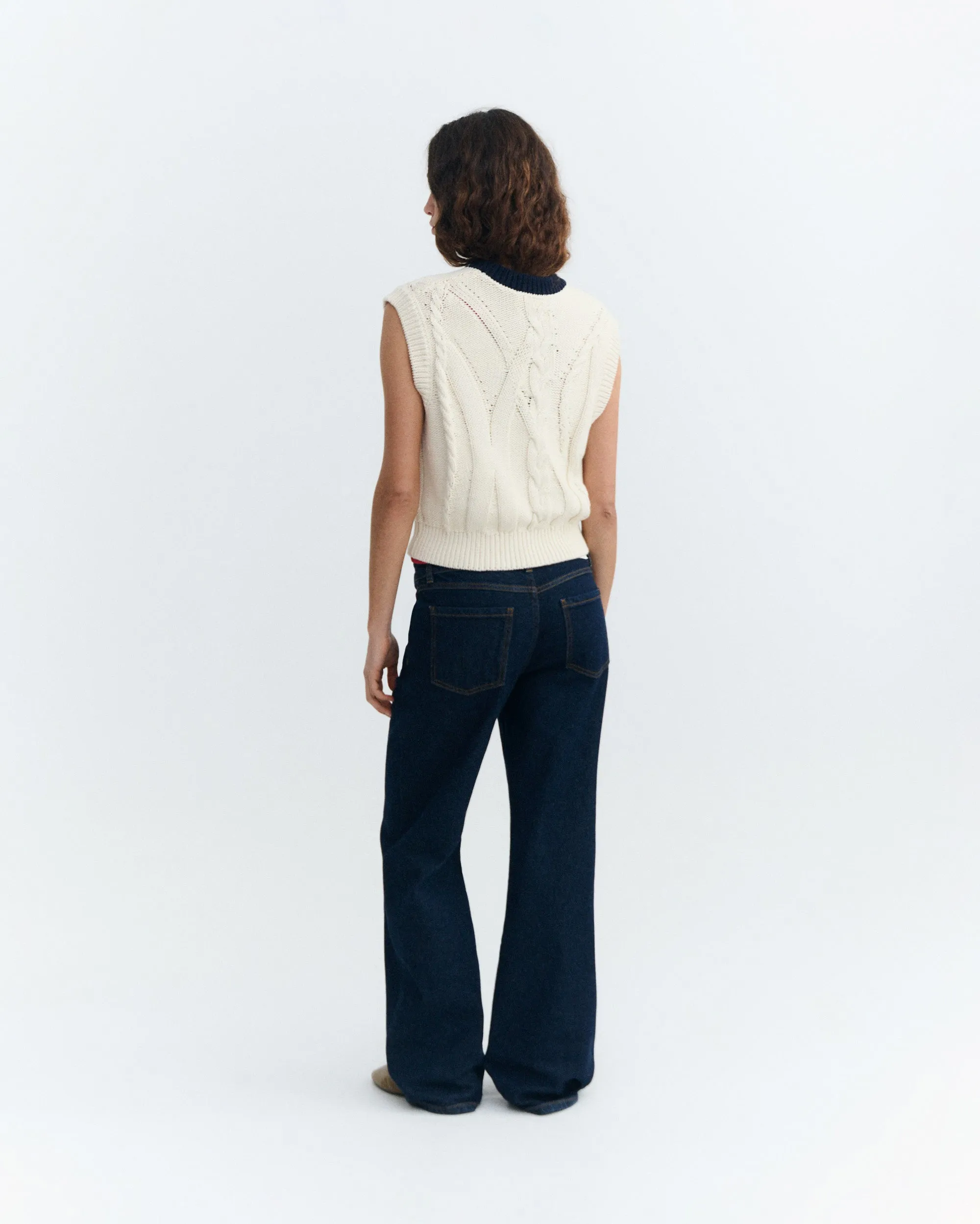 Chaleco punto crudo Aria sold by Thinking Mu product image thumbnail 4