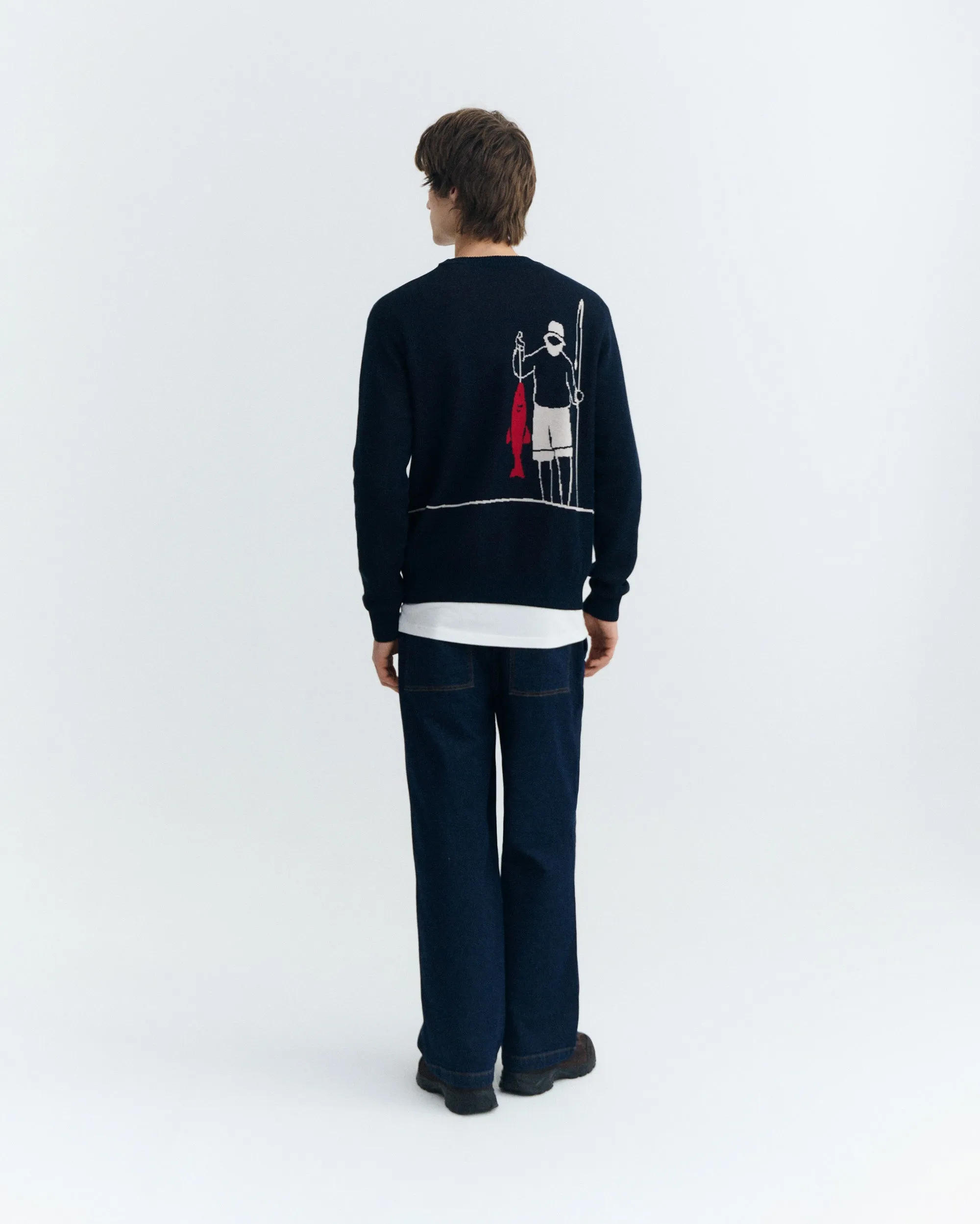 Jersey navy pescadors Seth sold by Thinking Mu product image thumbnail 5