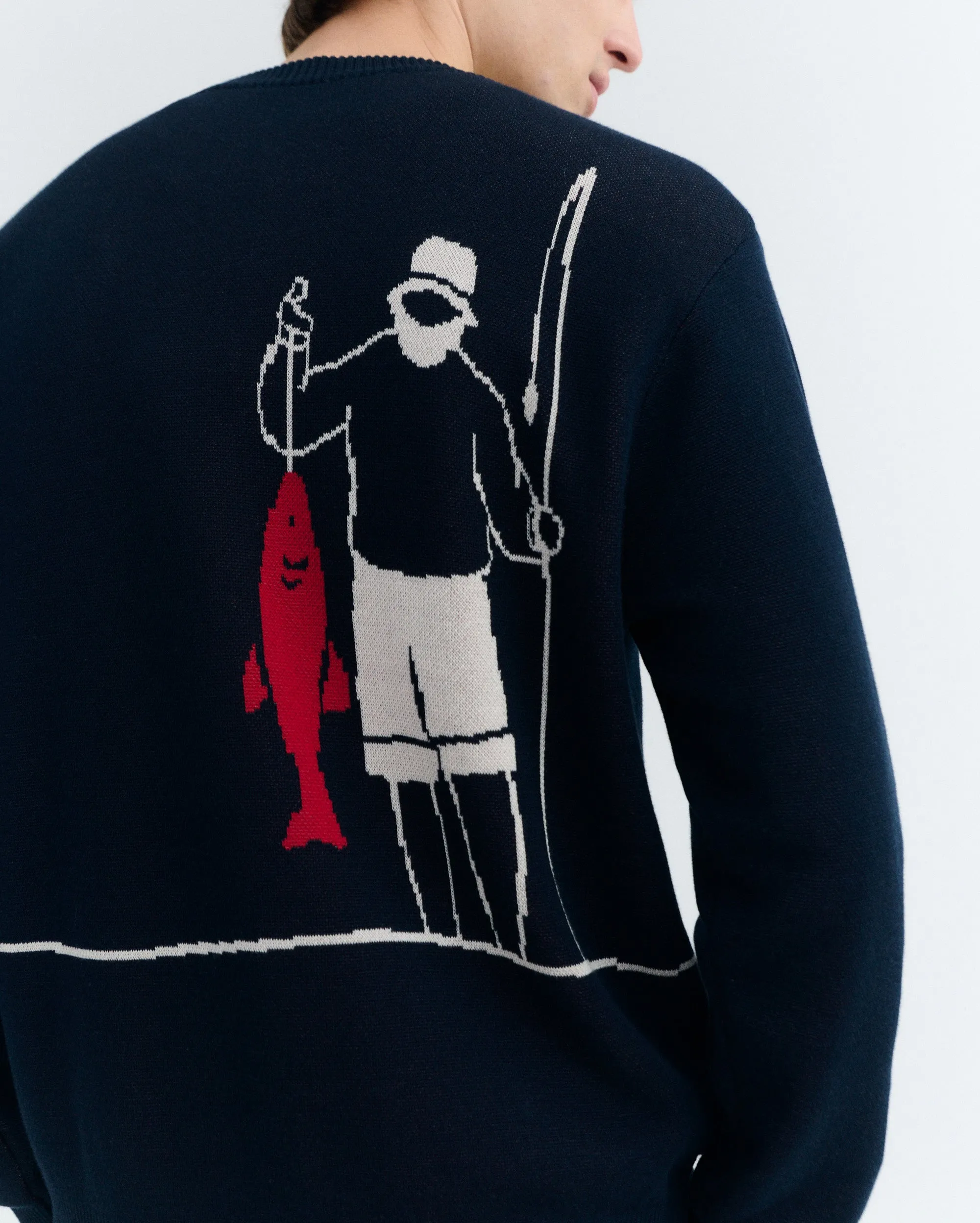 Jersey navy pescadors Seth sold by Thinking Mu product image thumbnail 4