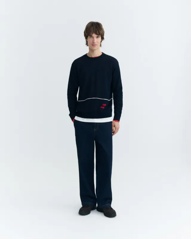 Jersey navy pescadors Seth made by Thinking Mu