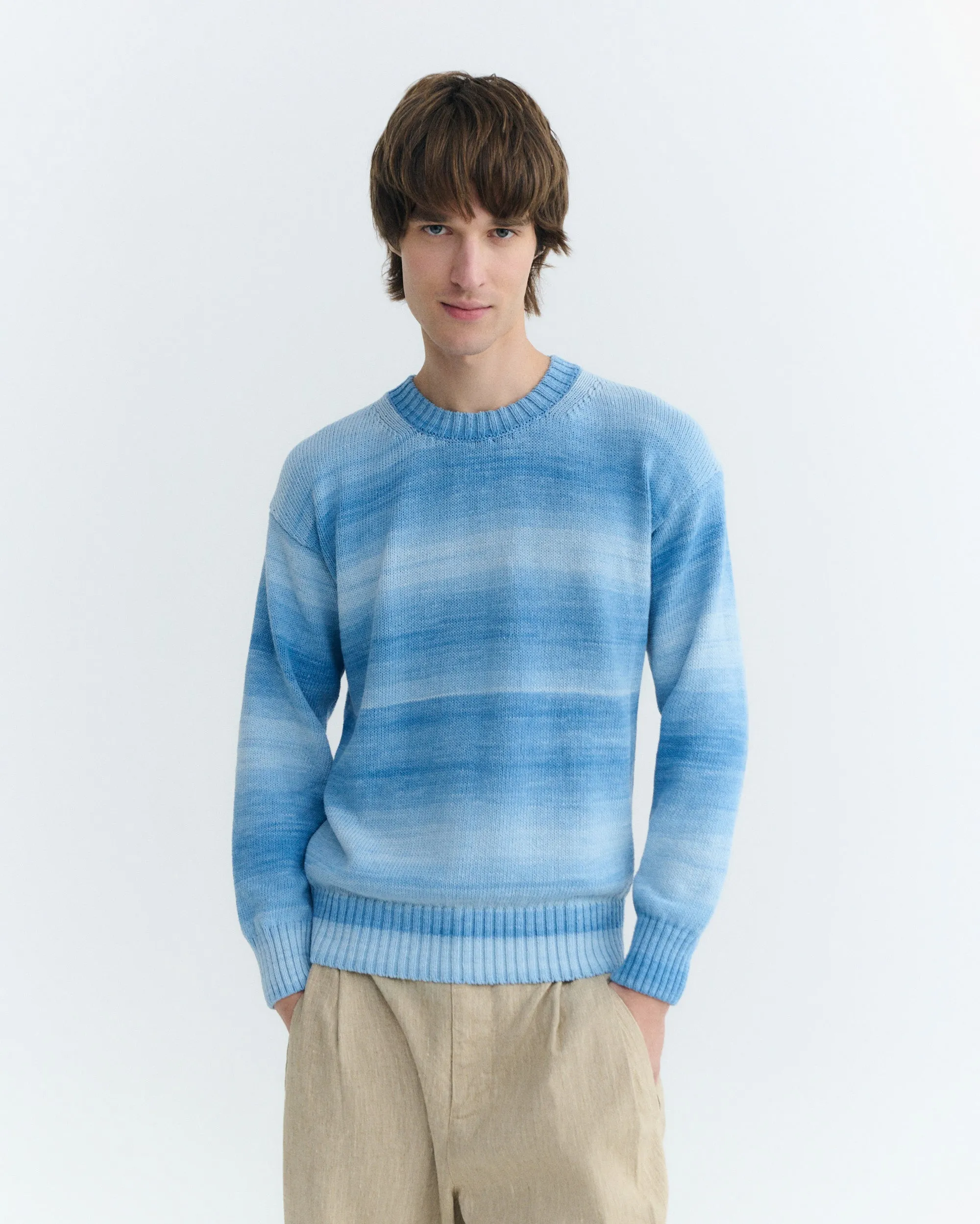 Jersey oversize azul rayas Cosmo sold by Thinking Mu product image thumbnail 5