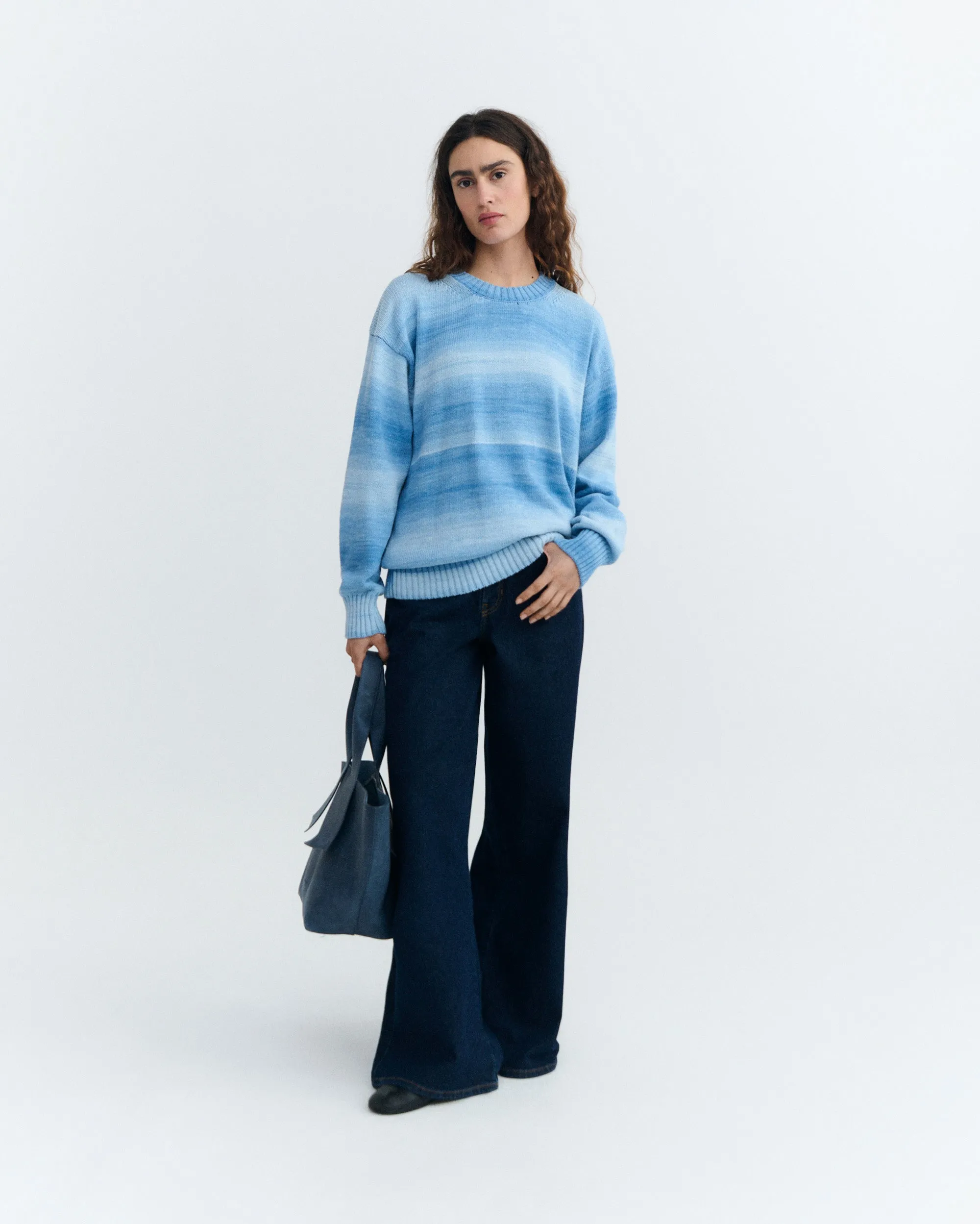 Jersey oversize azul rayas Cosmo sold by Thinking Mu product image thumbnail 3