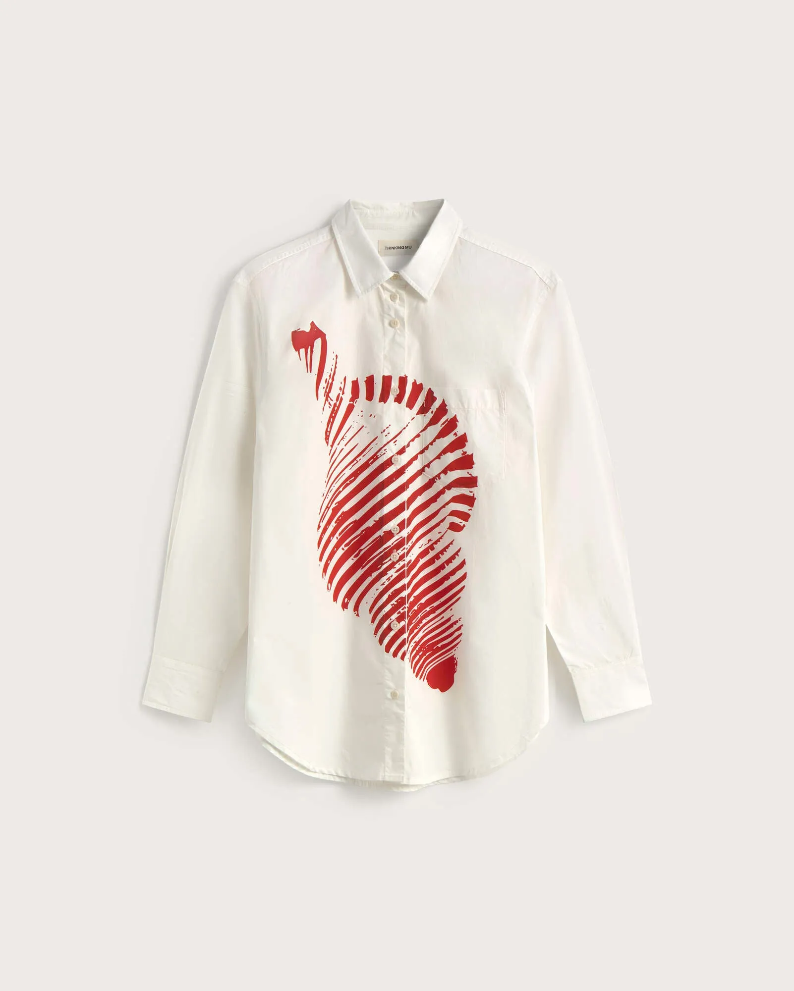 Blusa oversize popelin concha Odie sold by Thinking Mu product image thumbnail 5