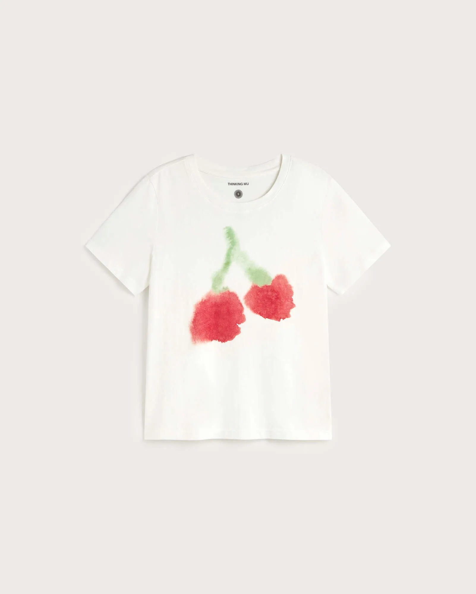 Camiseta blurry cherry Ida sold by Thinking Mu product image thumbnail 5