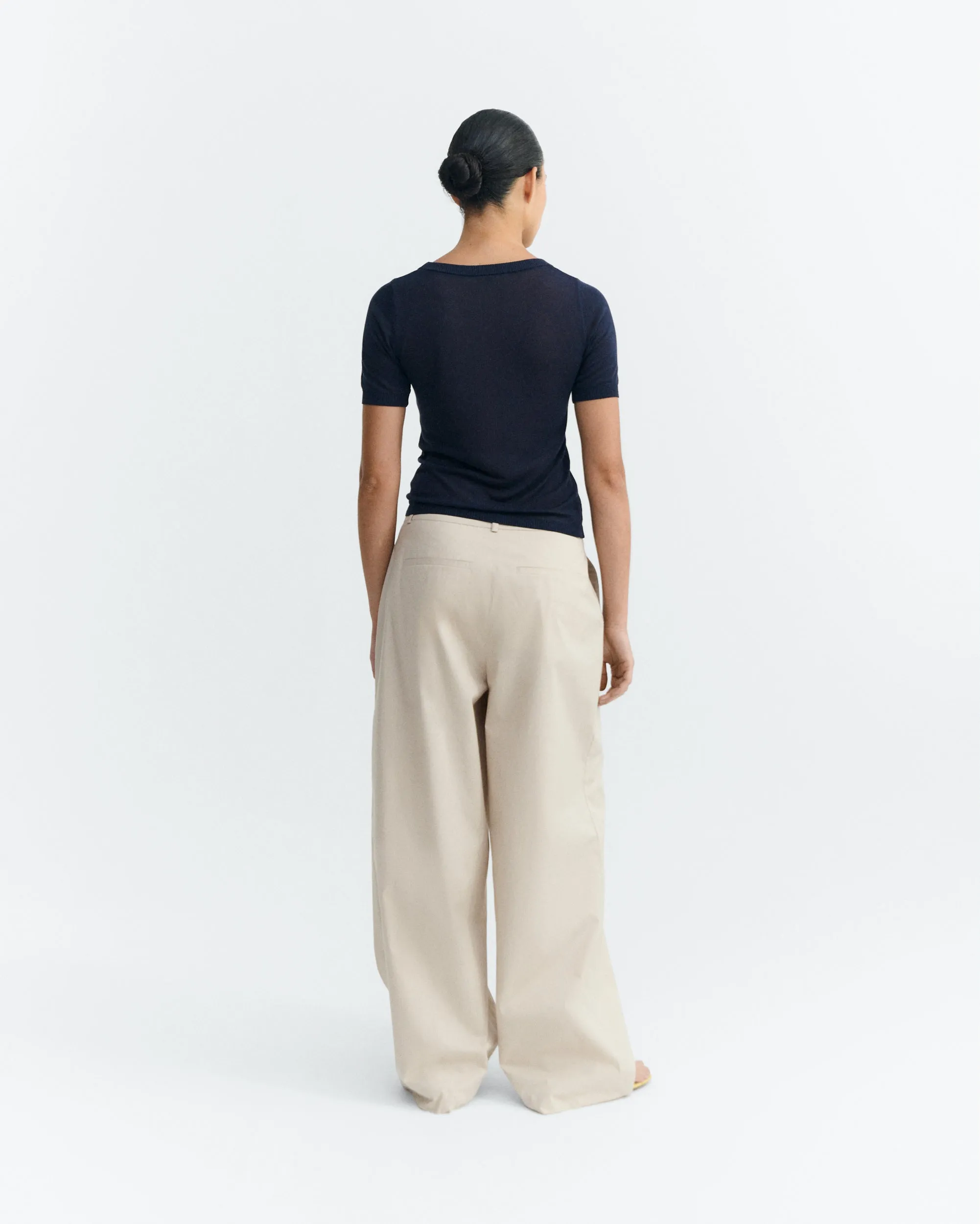 Top punto navy semitransparente Noctis sold by Thinking Mu product image thumbnail 4