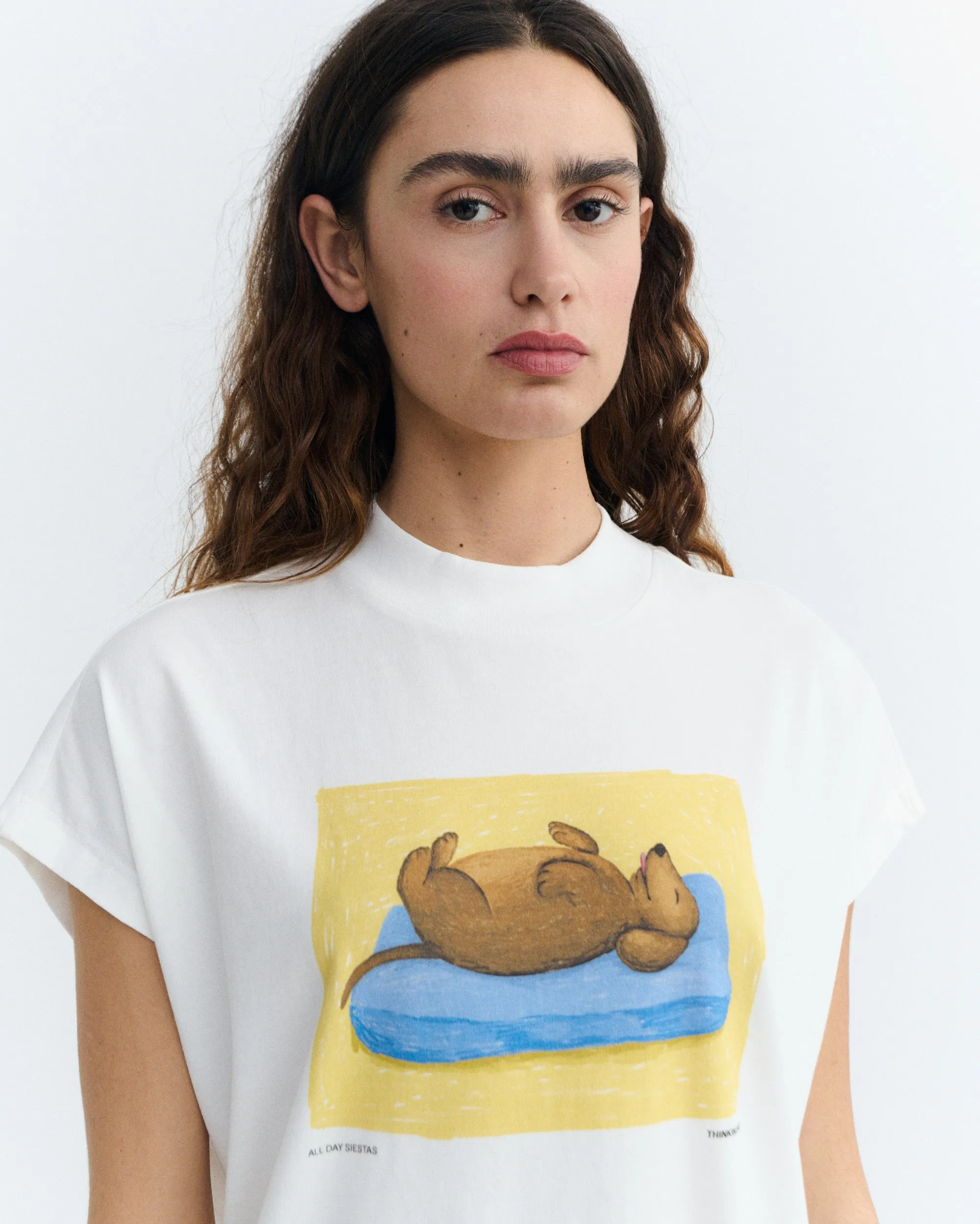 Camiseta siesta dog Volta sold by Thinking Mu product image thumbnail 3