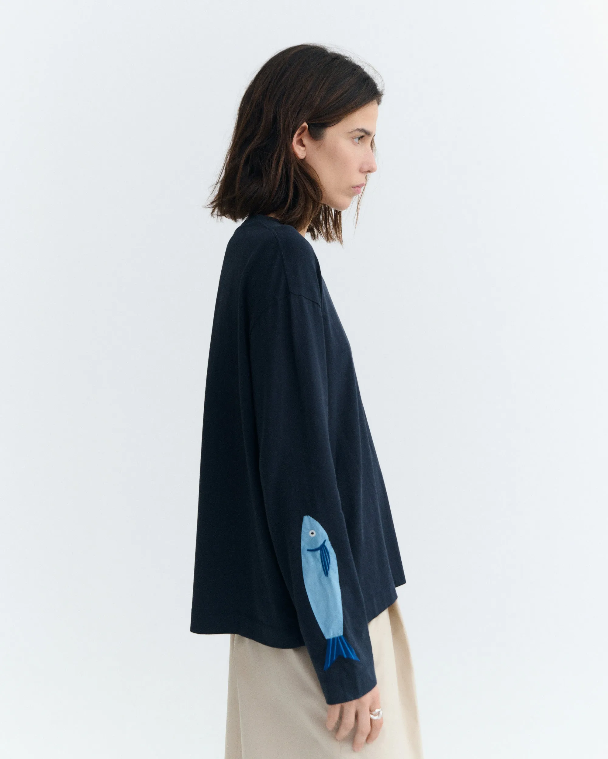 Camiseta manga larga patched boqueron Emily sold by Thinking Mu product image thumbnail 2