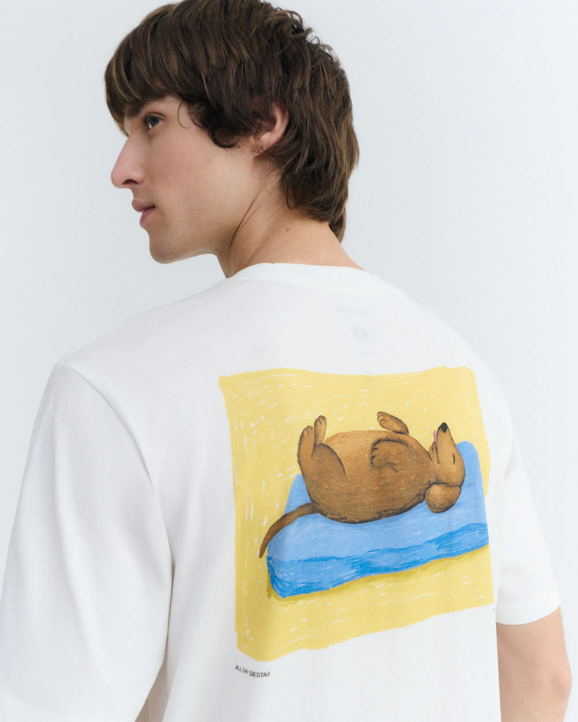 Camiseta siesta dog Zach sold by Thinking Mu product image thumbnail 4