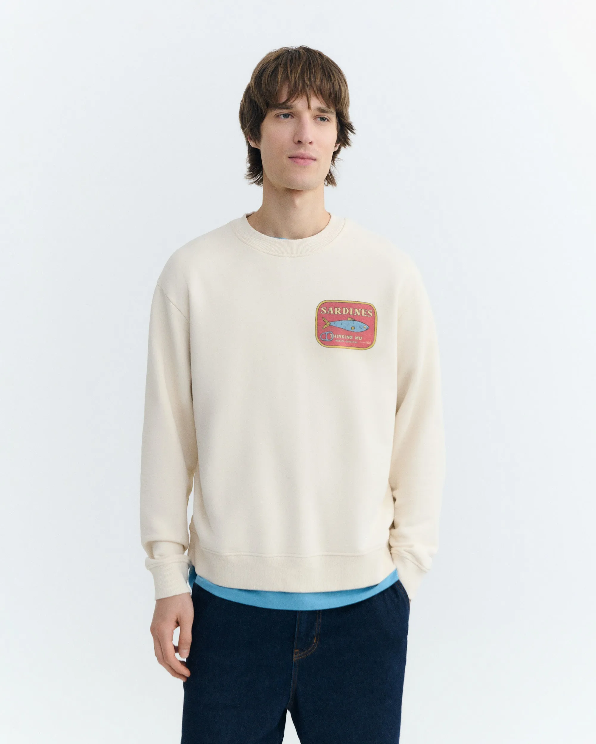 Sudadera sardines Leon sold by Thinking Mu product image thumbnail 3