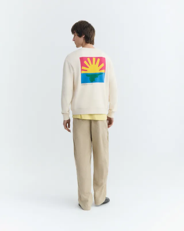 Sudadera cruda Leon made by Thinking Mu