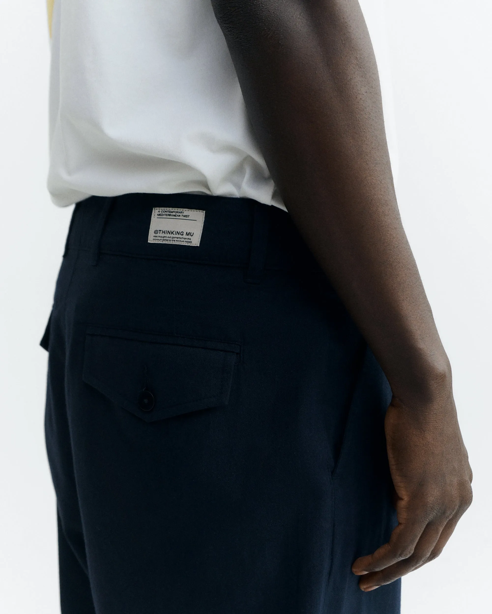 Pantalón carrot navy Light Friend sold by Thinking Mu product image thumbnail 5