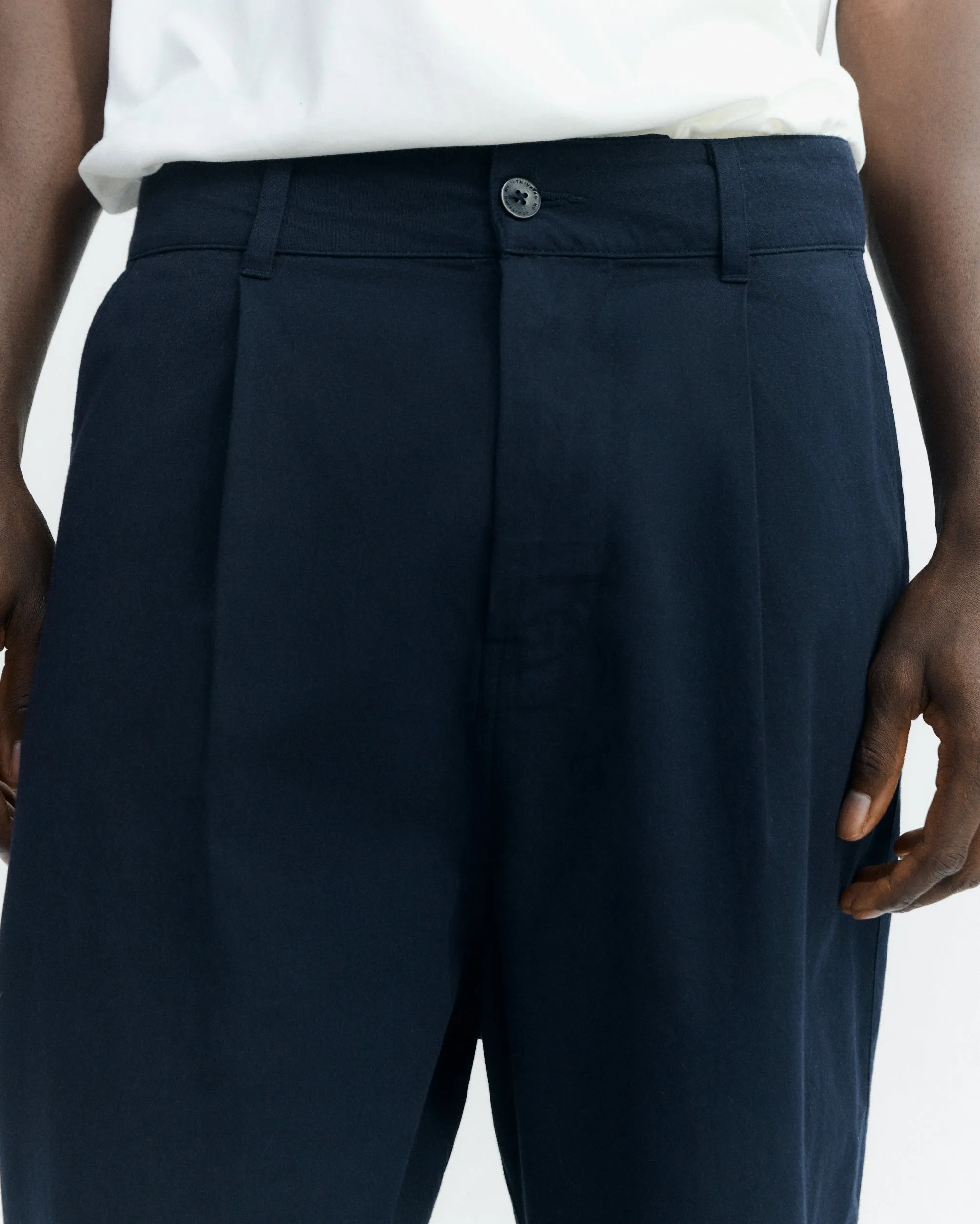 Pantalón carrot navy Light Friend sold by Thinking Mu product image thumbnail 3