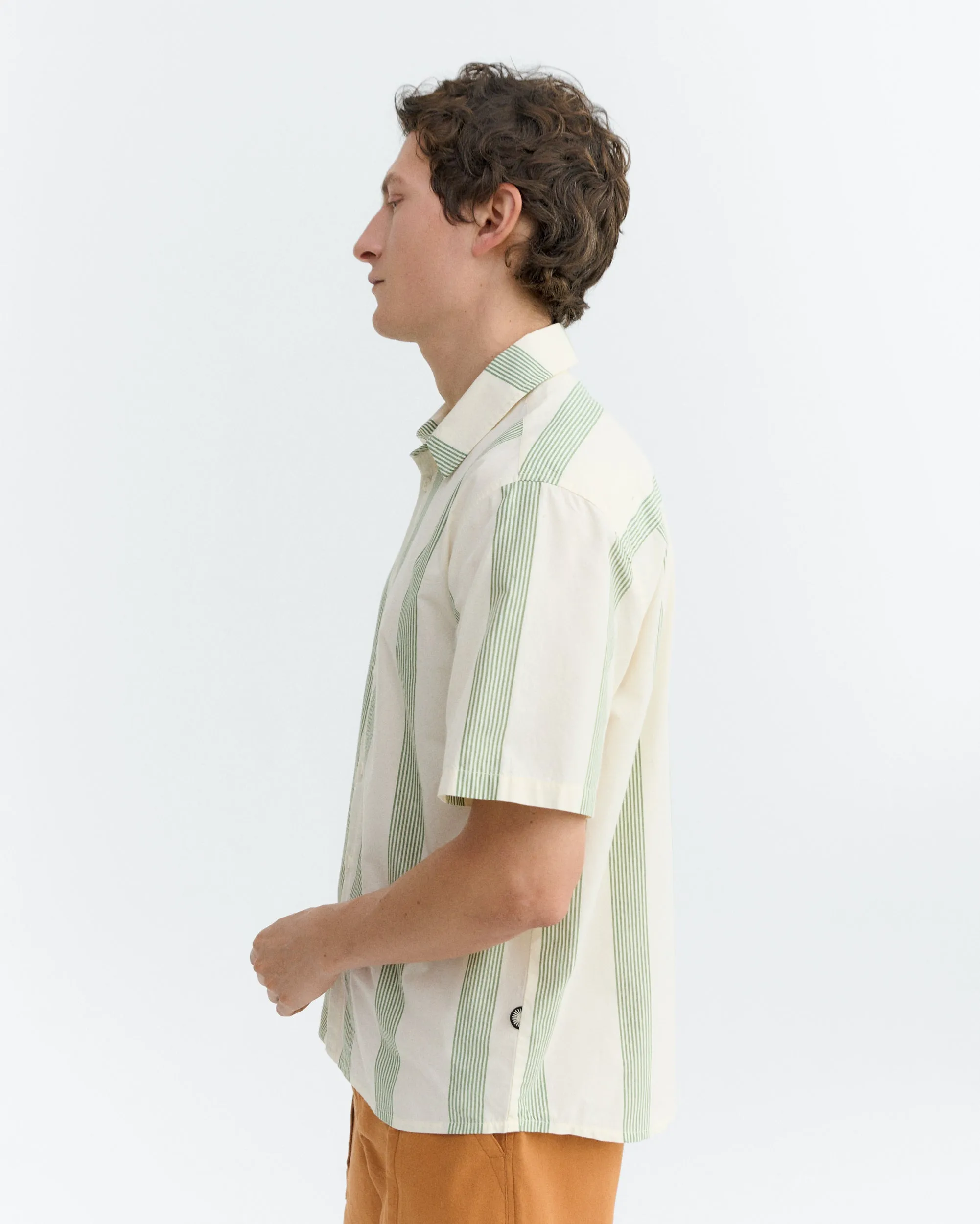 Camisa popelin rayas verde Tom sold by Thinking Mu product image thumbnail 2