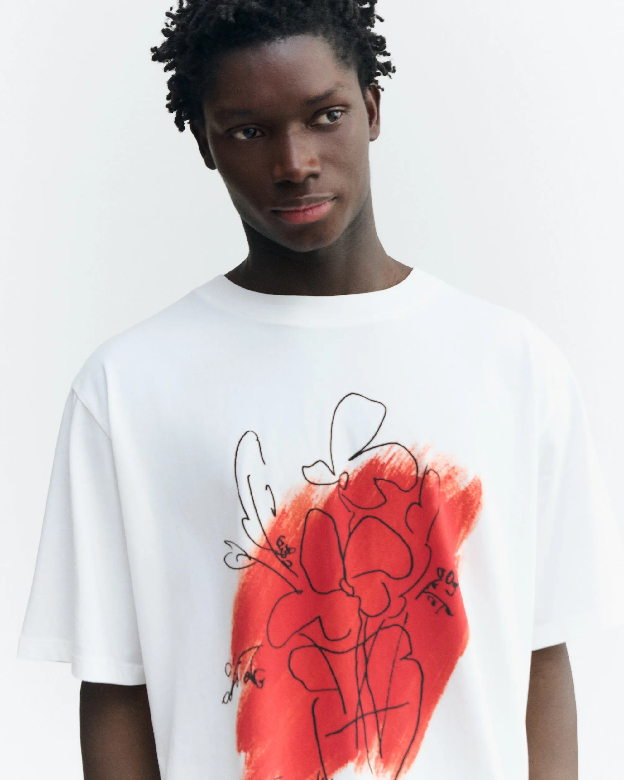 Camiseta oversize flower Eric sold by Thinking Mu product image thumbnail 2