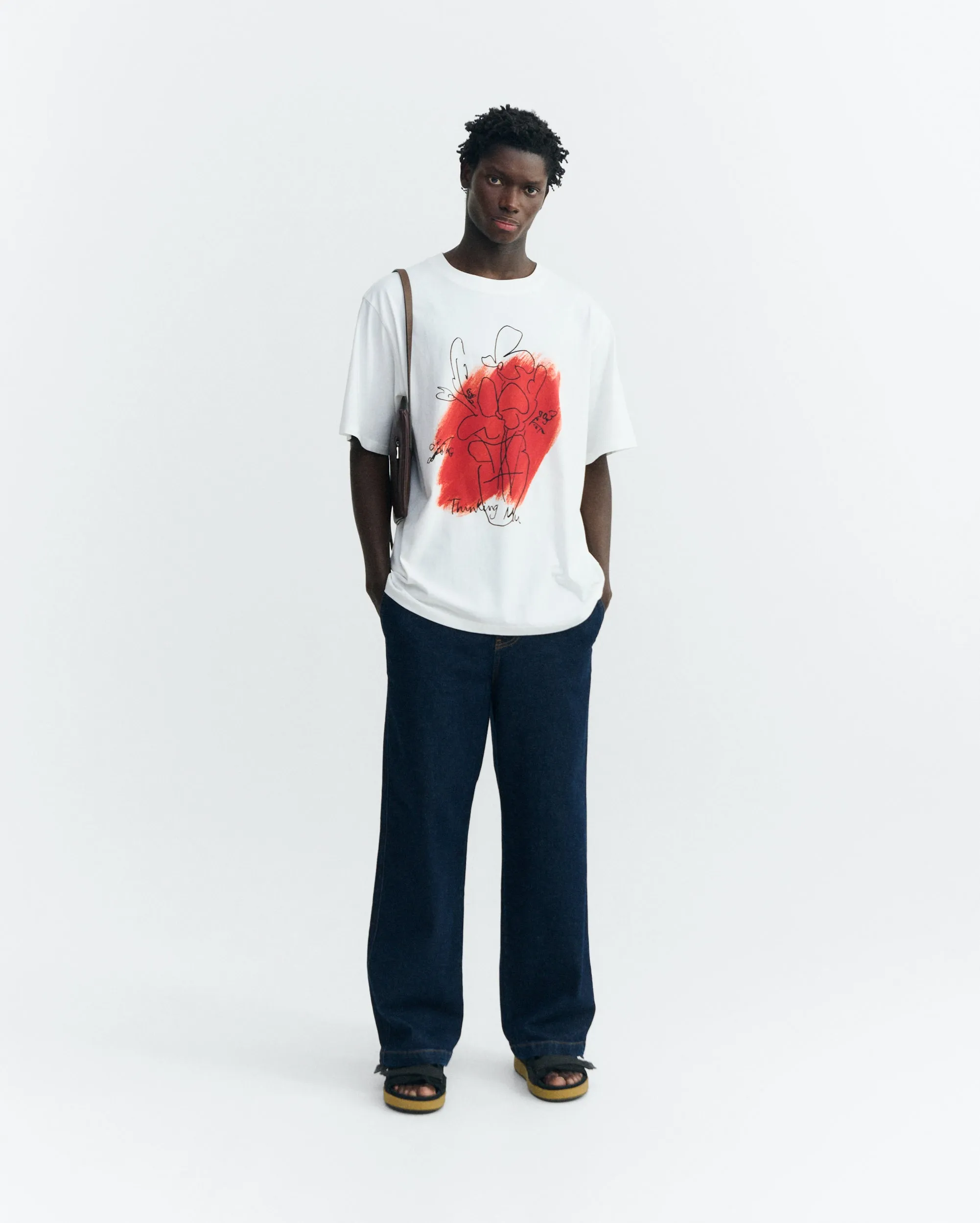 Camiseta oversize flower Eric sold by Thinking Mu product image thumbnail 3