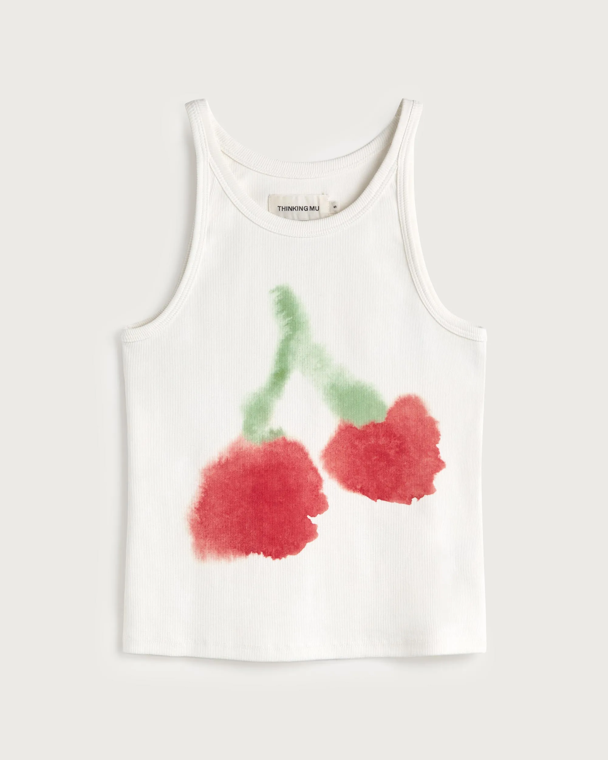 Top halter blurry cherry Harriet sold by Thinking Mu product image thumbnail 5
