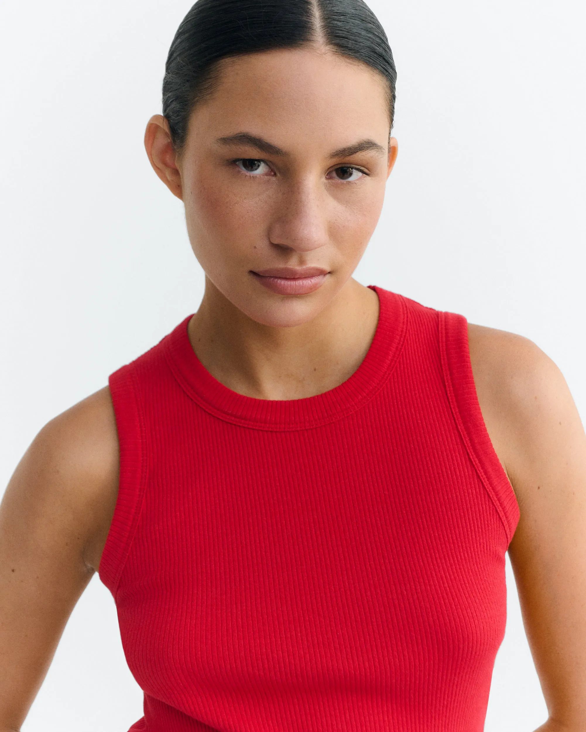 Tank top rojo Juliette sold by Thinking Mu product image thumbnail 3