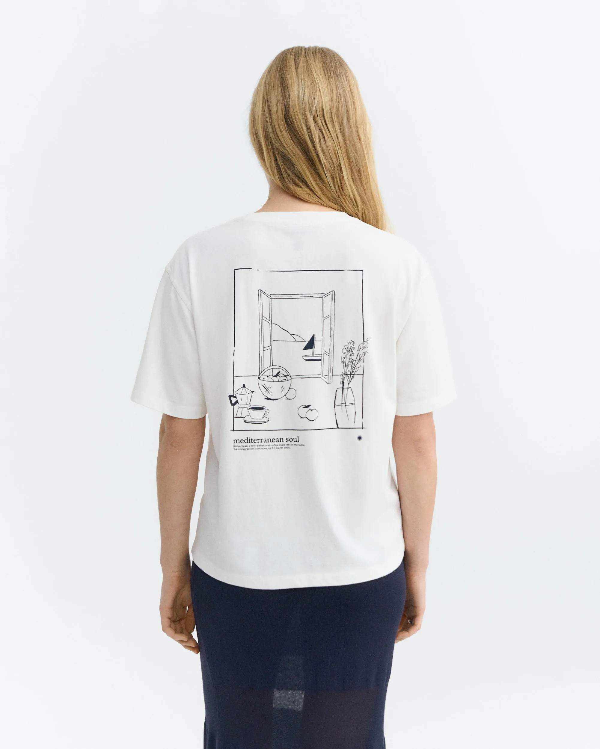 Camiseta window view Lucia sold by Thinking Mu product image thumbnail 4