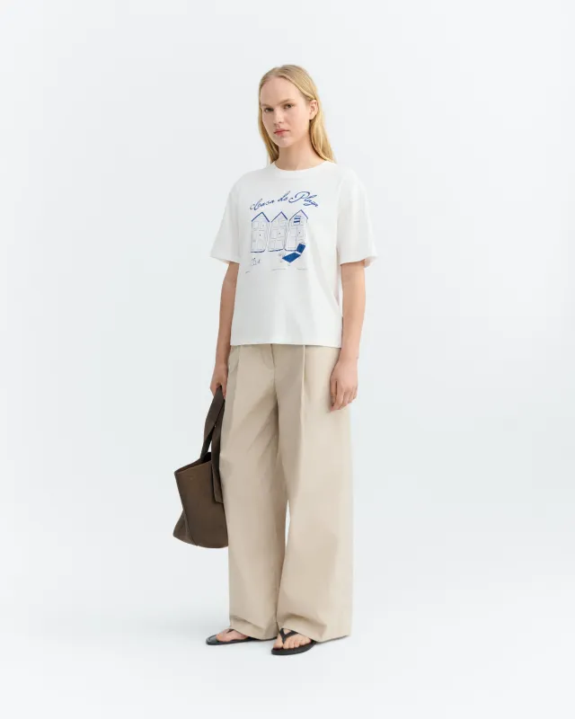 Camiseta oversize casa de playa Lena made by Thinking Mu