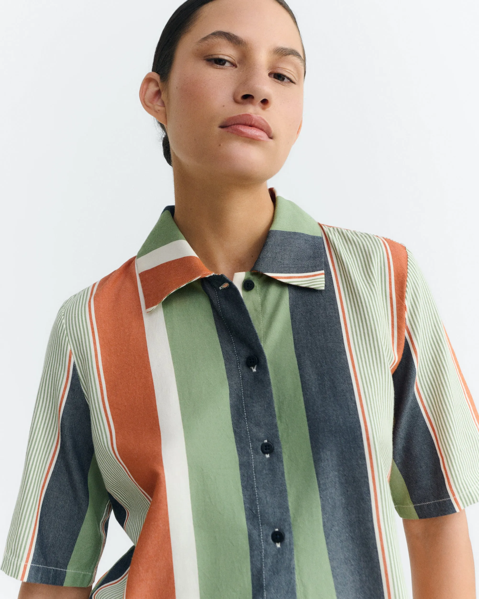 Blusa estampada rayas multicolor Ane sold by Thinking Mu product image thumbnail 3