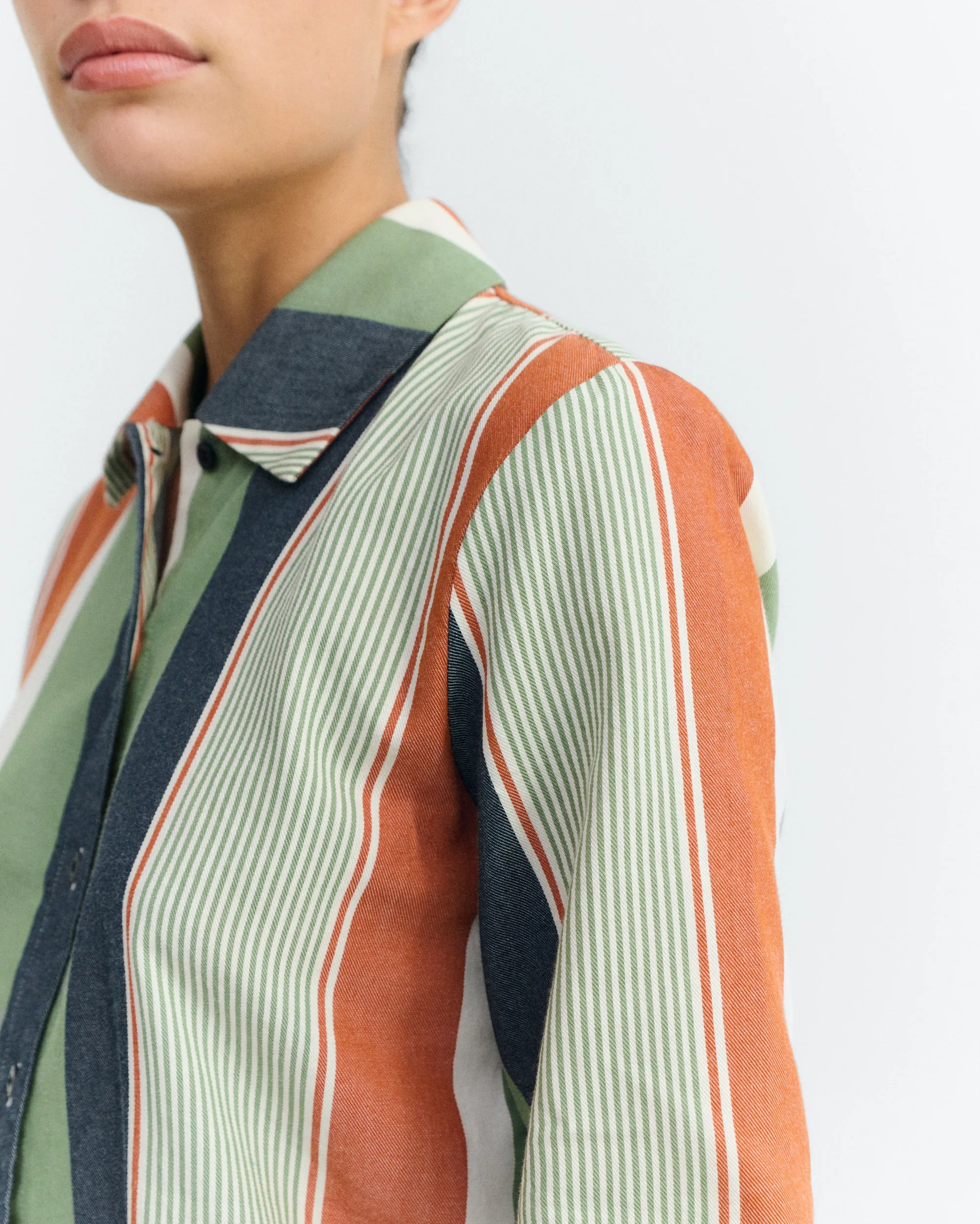 Blusa estampada rayas multicolor Ane sold by Thinking Mu product image thumbnail 4