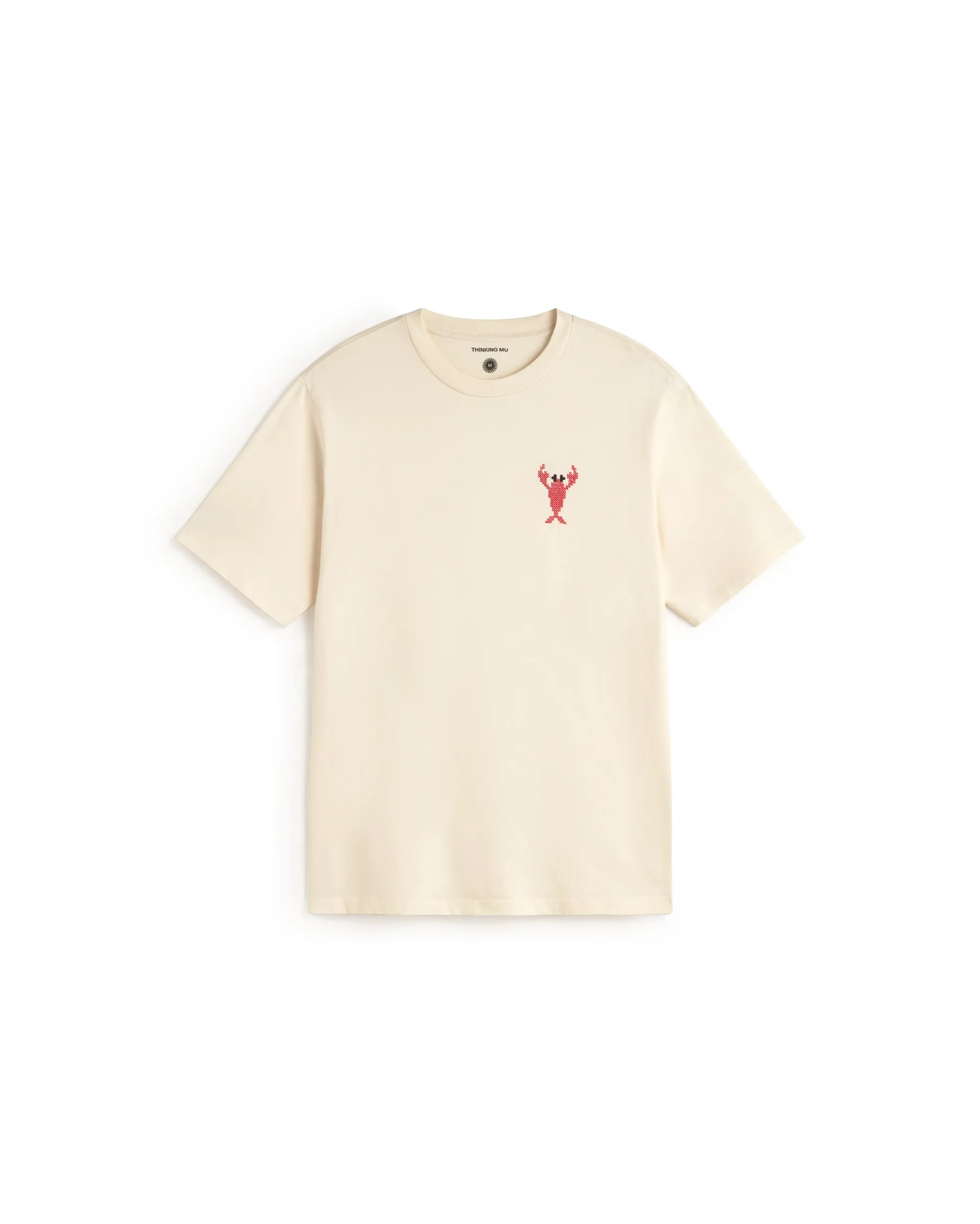 Camiseta bordada lobster Zach sold by Thinking Mu product image thumbnail 5