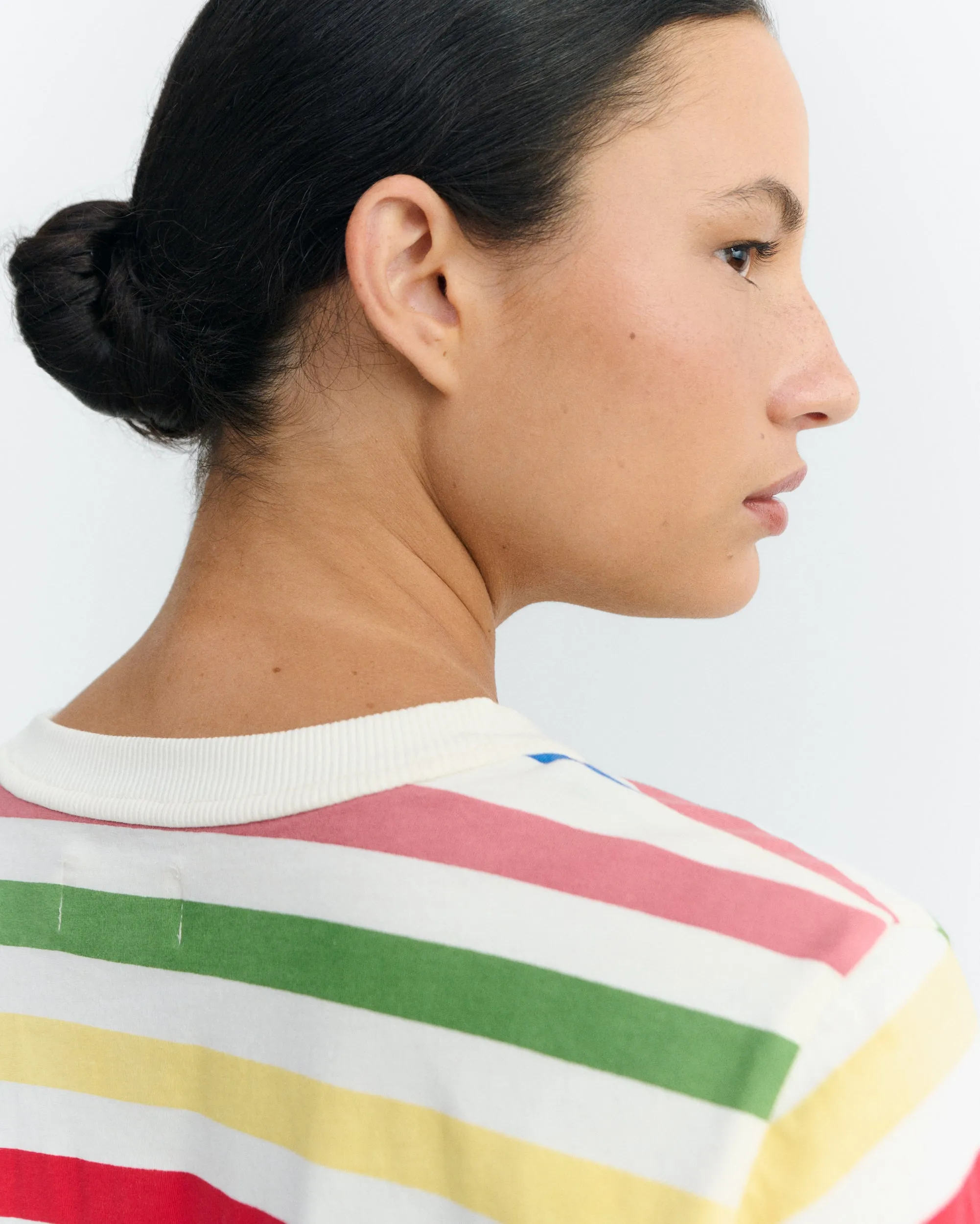 Camiseta rayas multicolor Zowie R sold by Thinking Mu product image thumbnail 3