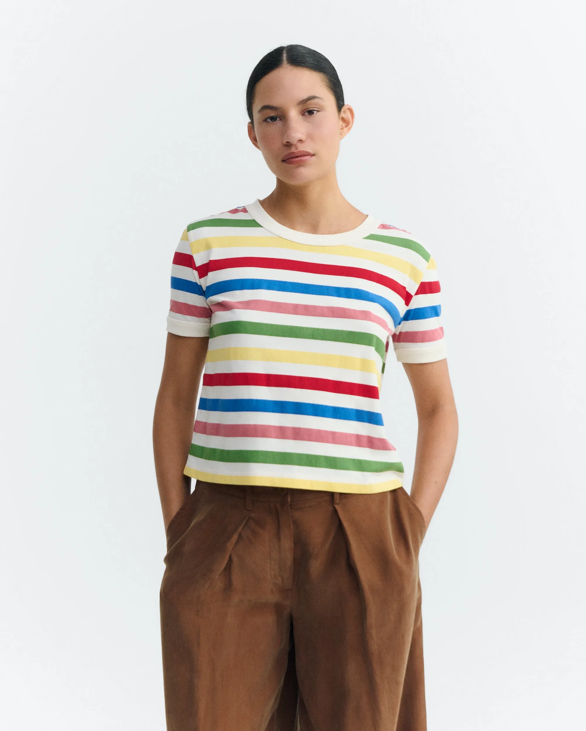 Camiseta rayas multicolor Zowie R sold by Thinking Mu product image thumbnail 2